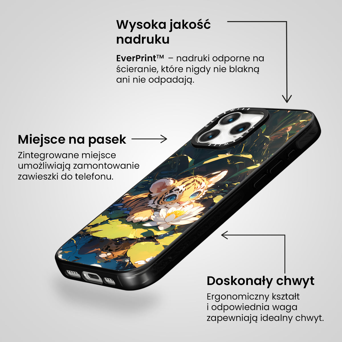 Sweet Anime Tiger Sea Rose - Etui