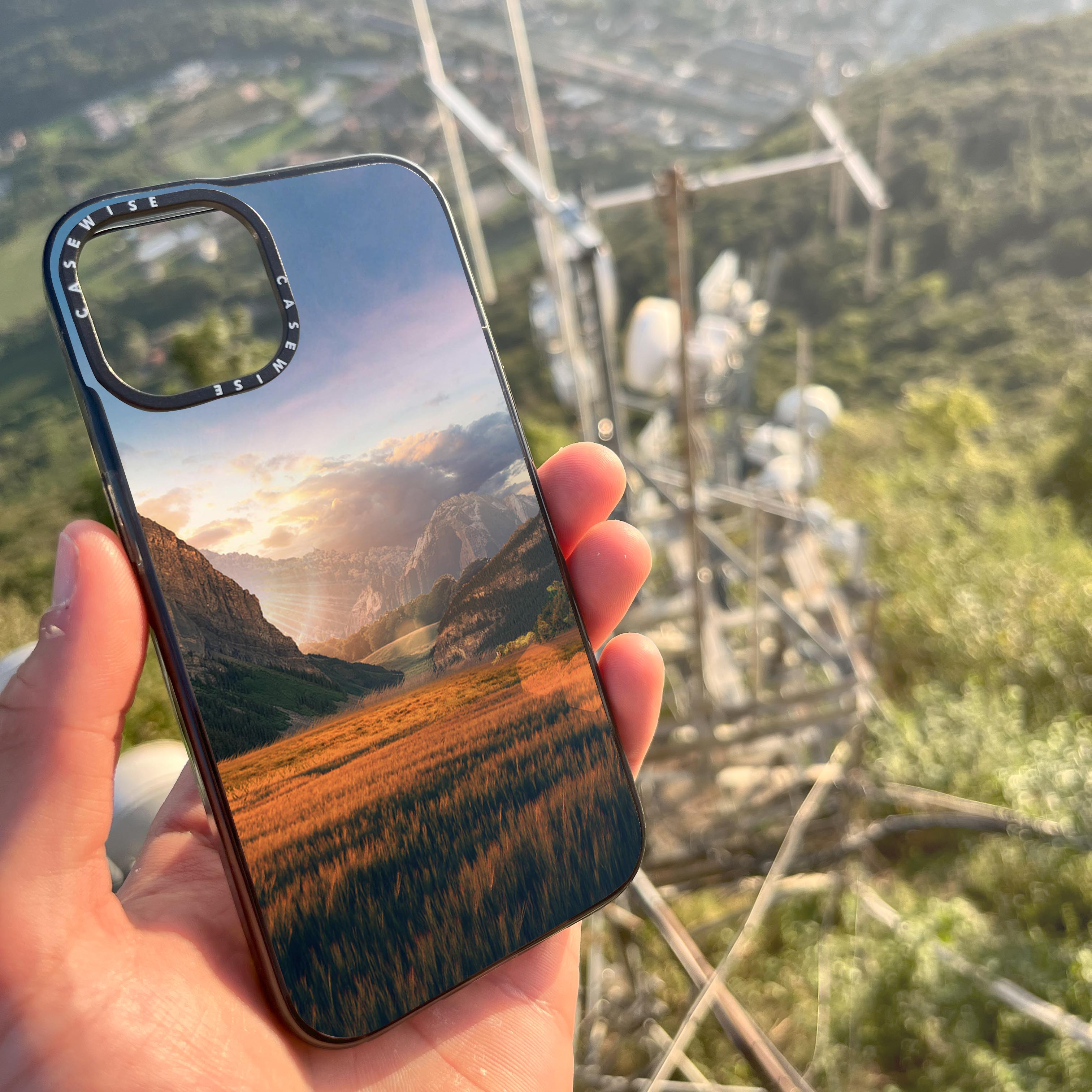 Sunset in the fields - Etui