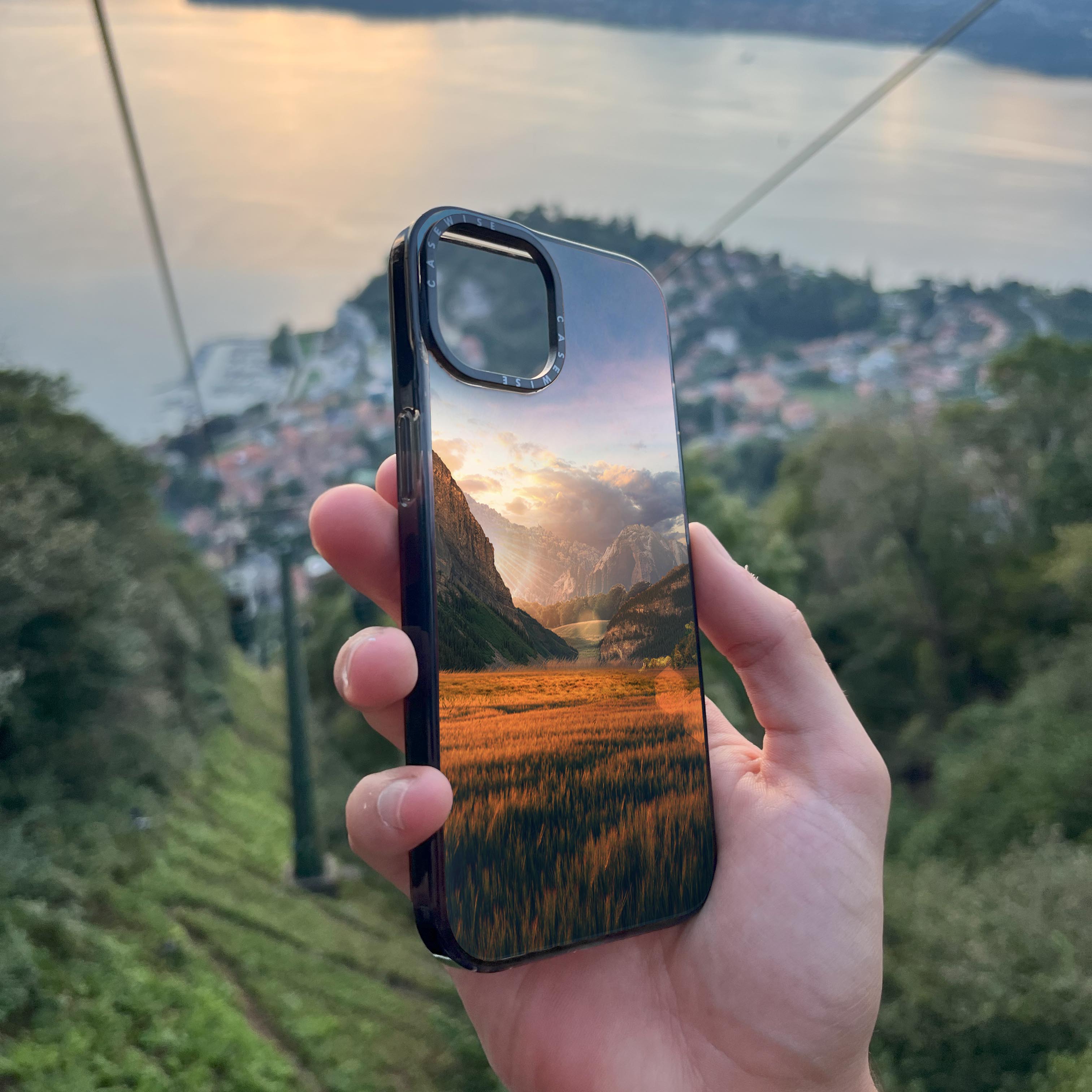 Sunset in the fields - Etui