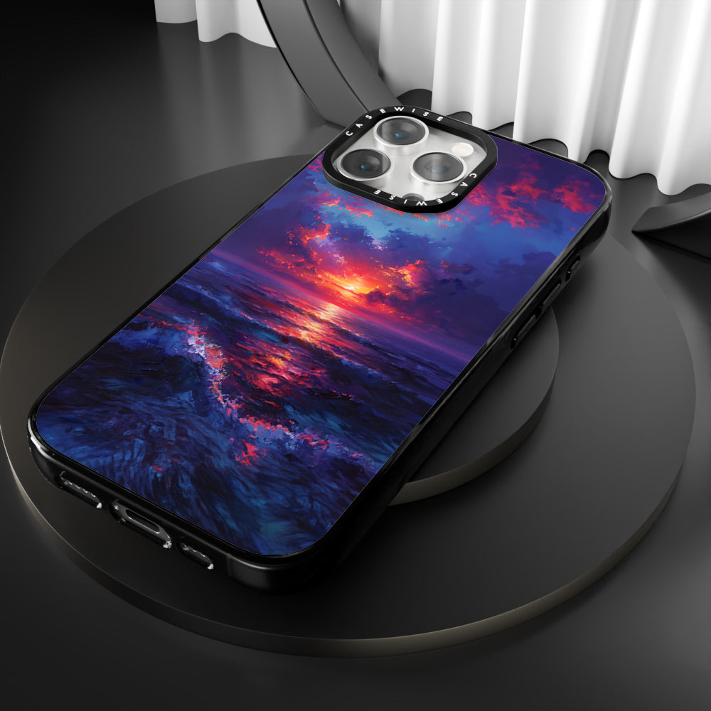 Midnight Sunset Ocean - Etui