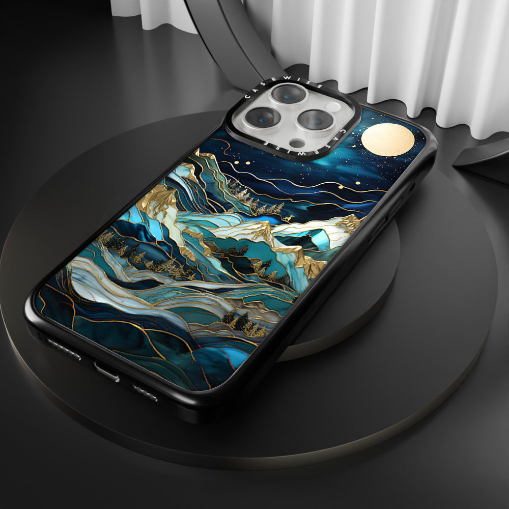 Starry Night Moonlit Peaks - Etui