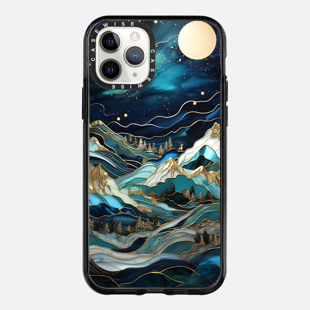 Starry Night Moonlit Peaks - Etui