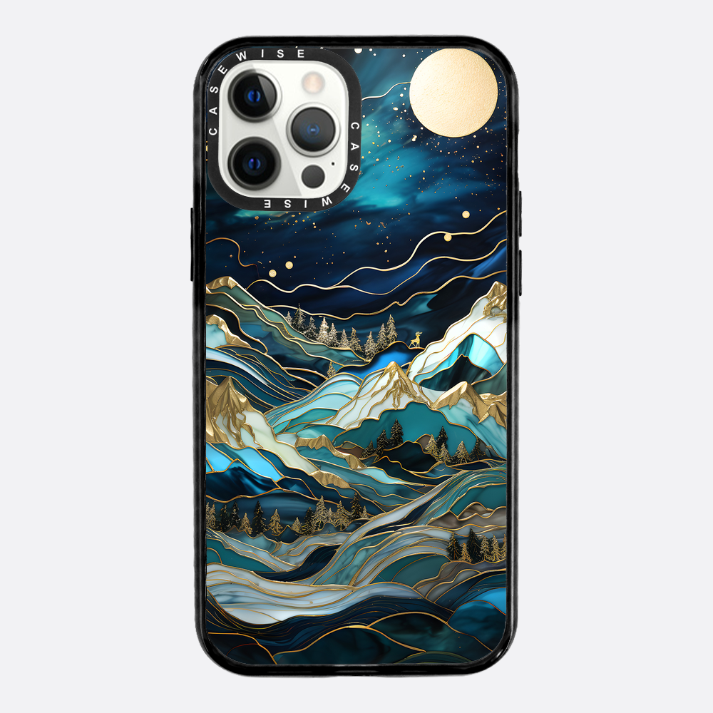 Starry Night Moonlit Peaks - Etui