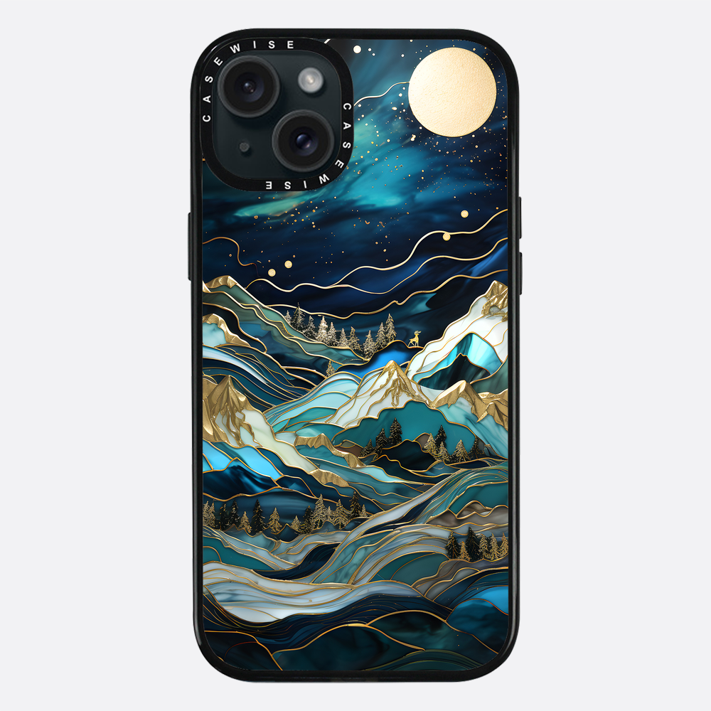 Starry Night Moonlit Peaks - Etui