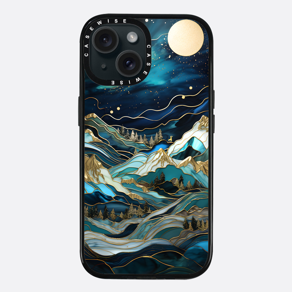 Starry Night Moonlit Peaks - Etui
