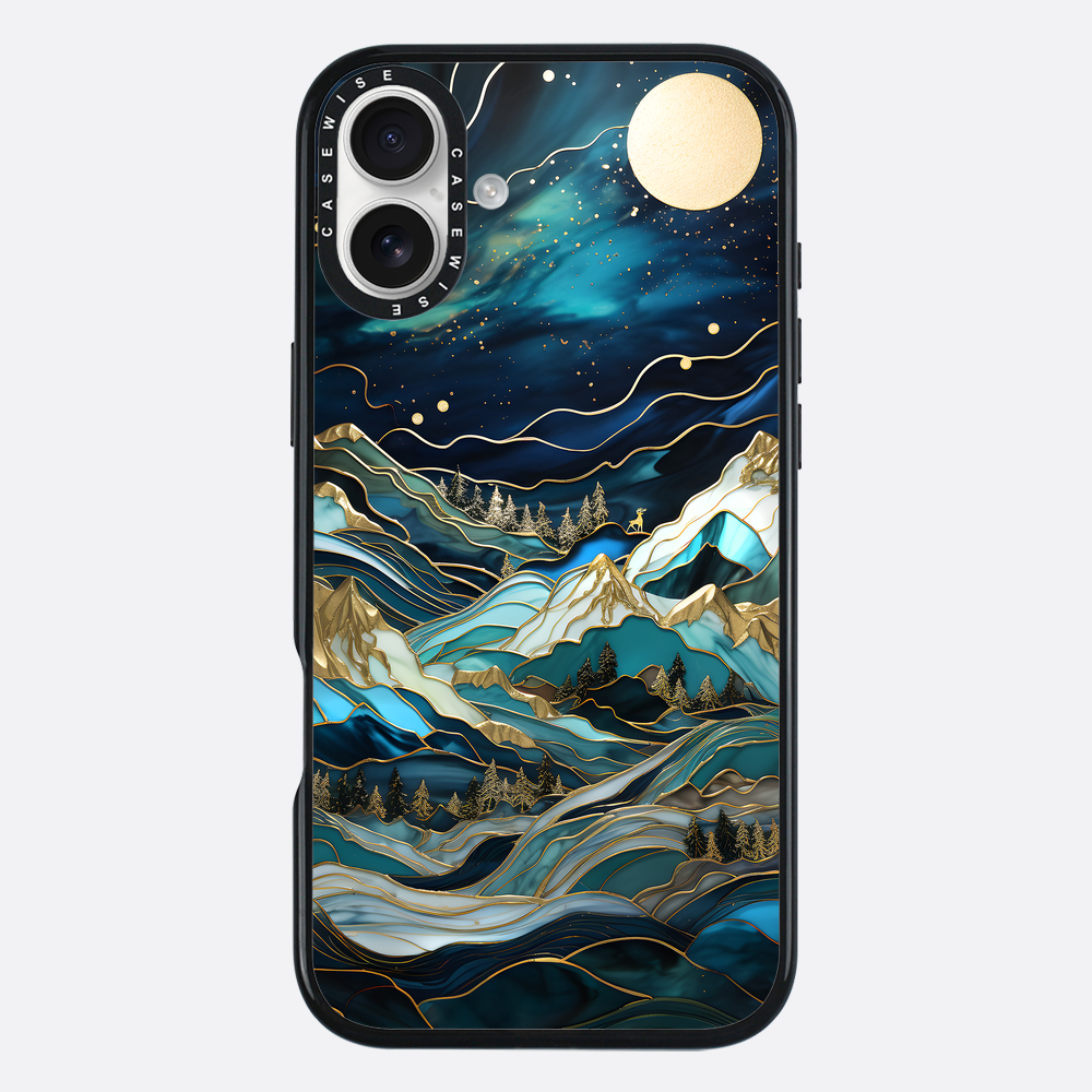 Starry Night Moonlit Peaks - Etui
