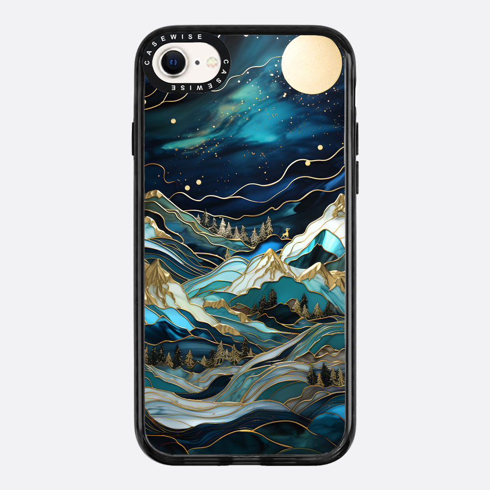 Starry Night Moonlit Peaks - Etui