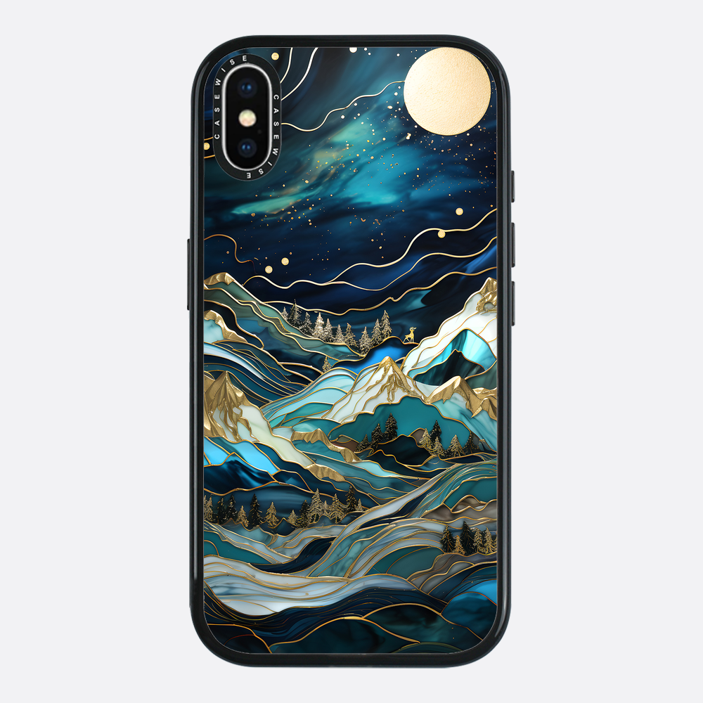Starry Night Moonlit Peaks - Etui