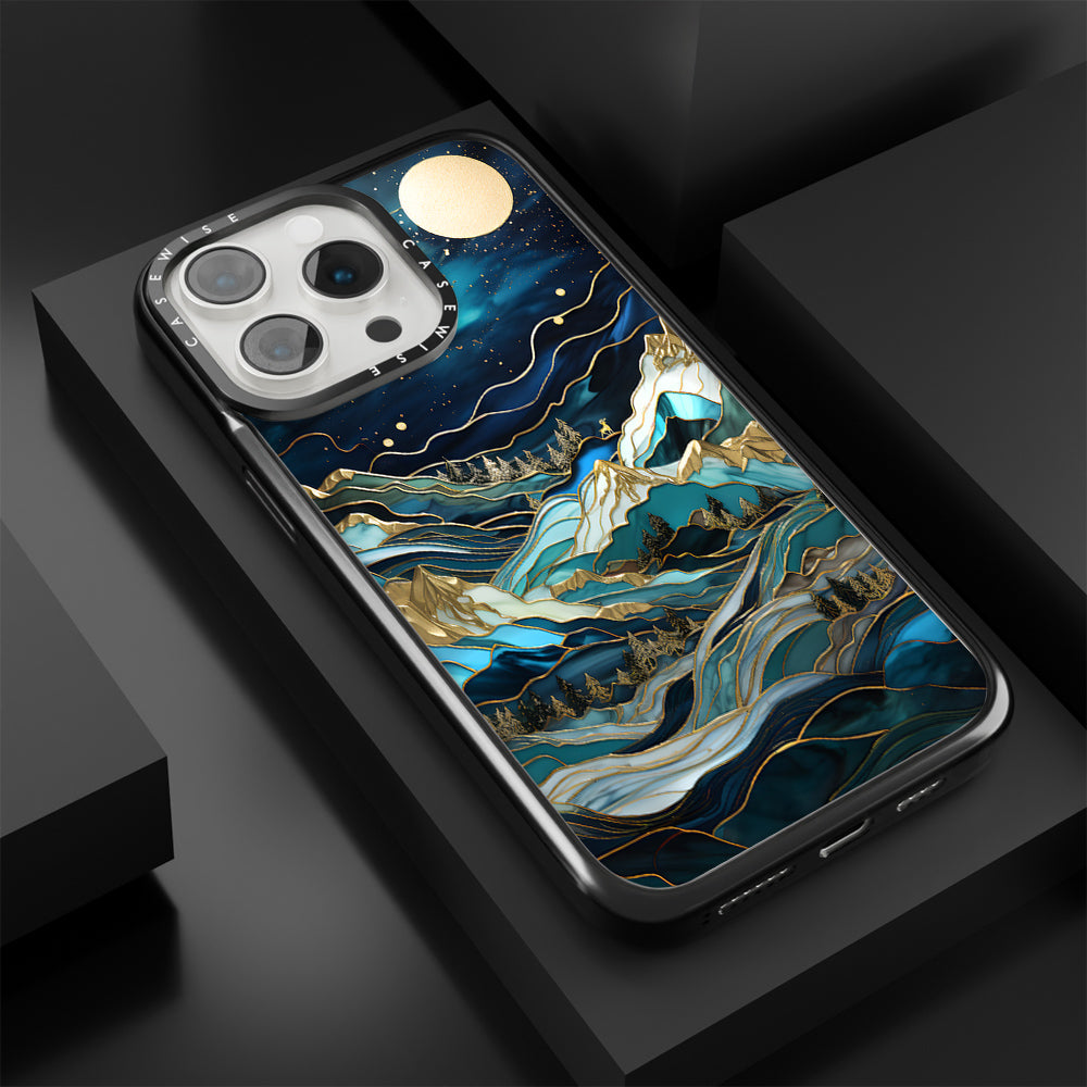 Starry Night Moonlit Peaks - Etui