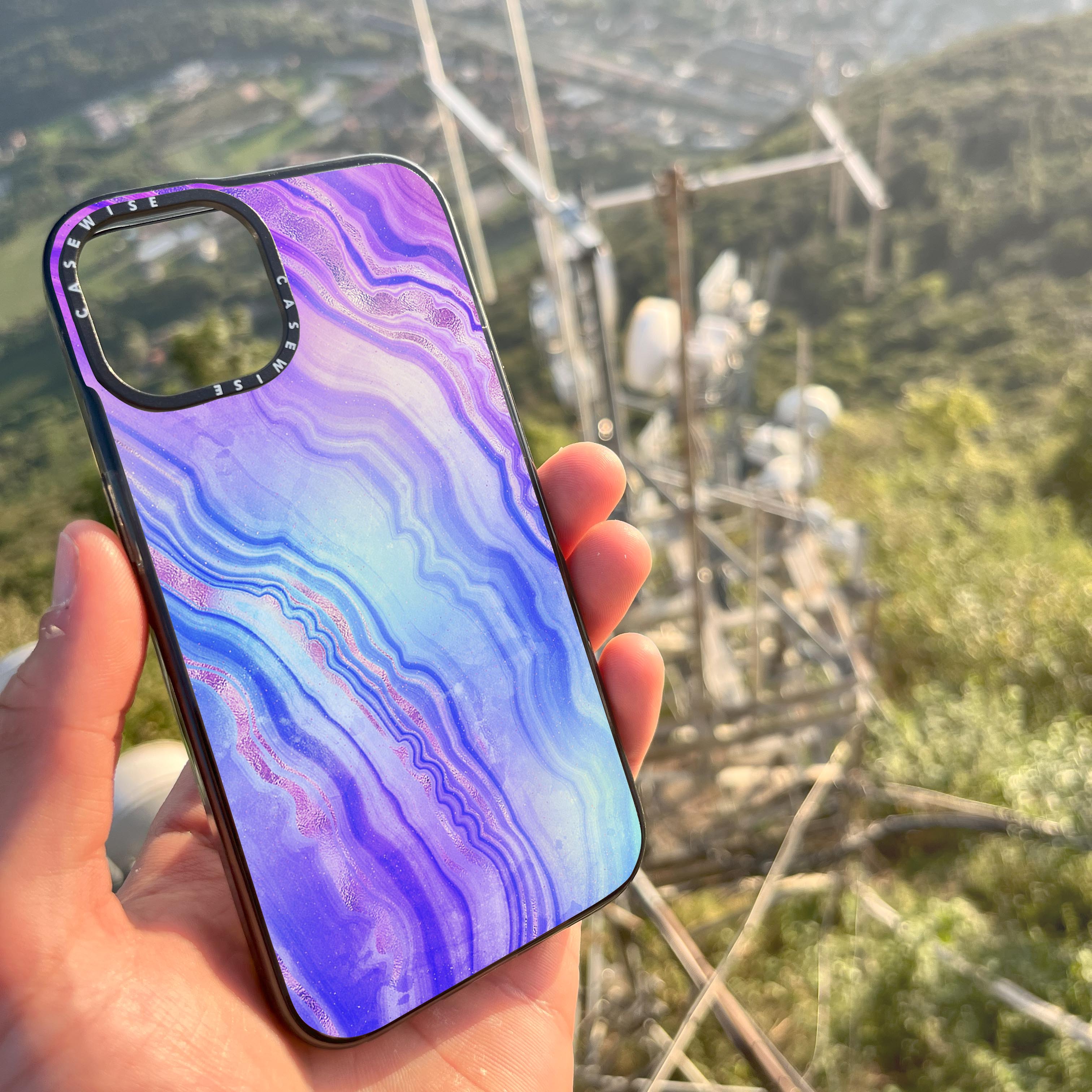 Neon Agate Texture 07 - Etui