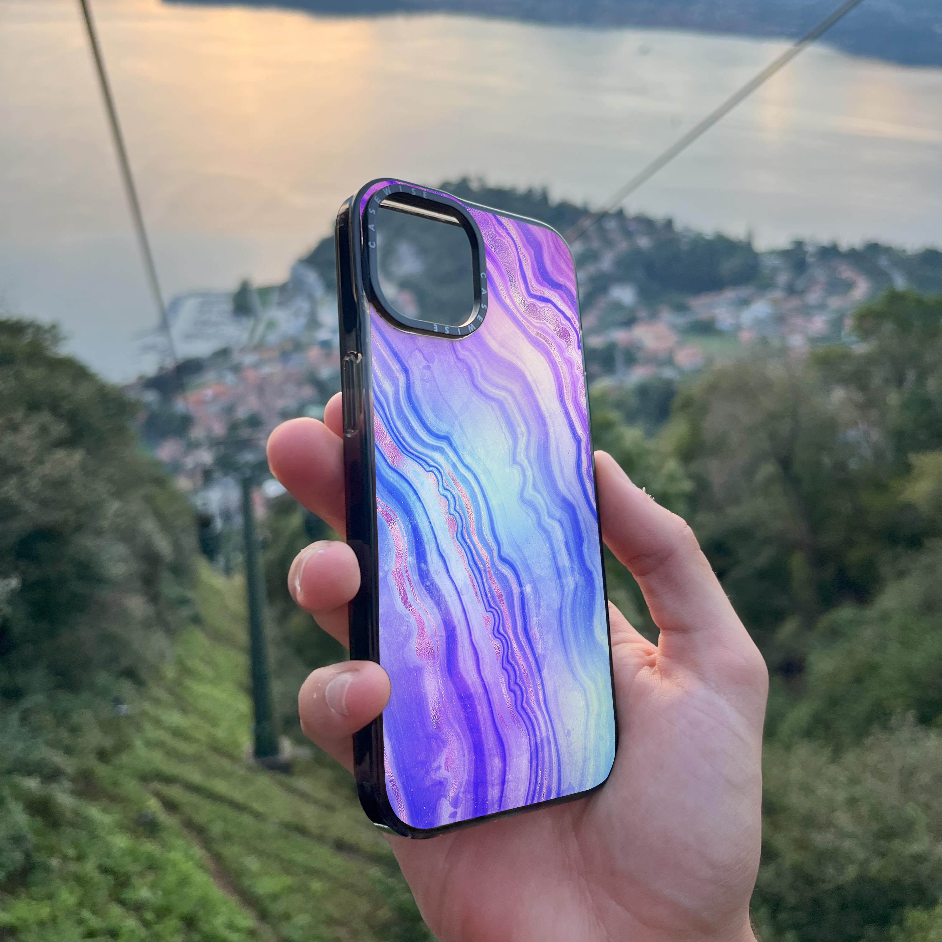 Neon Agate Texture 07 - Etui
