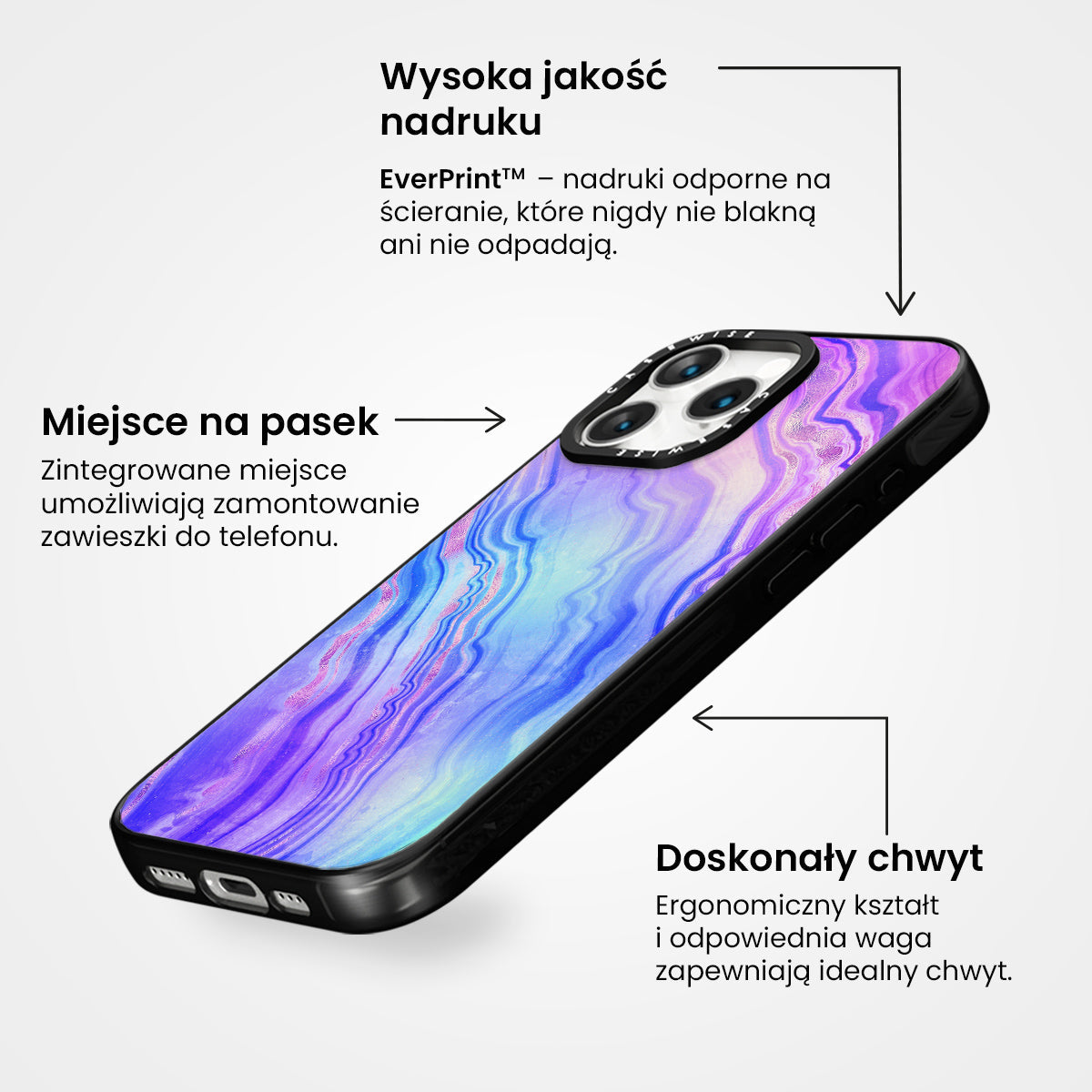 Neon Agate Texture 07 - Etui