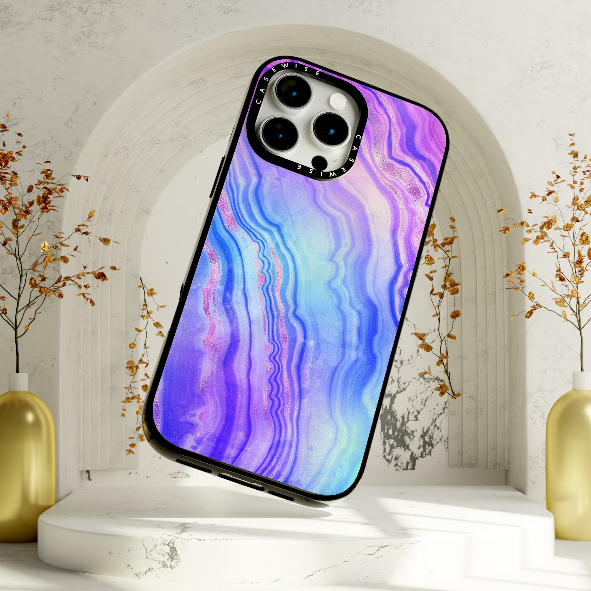 Neon Agate Texture 07 - Etui
