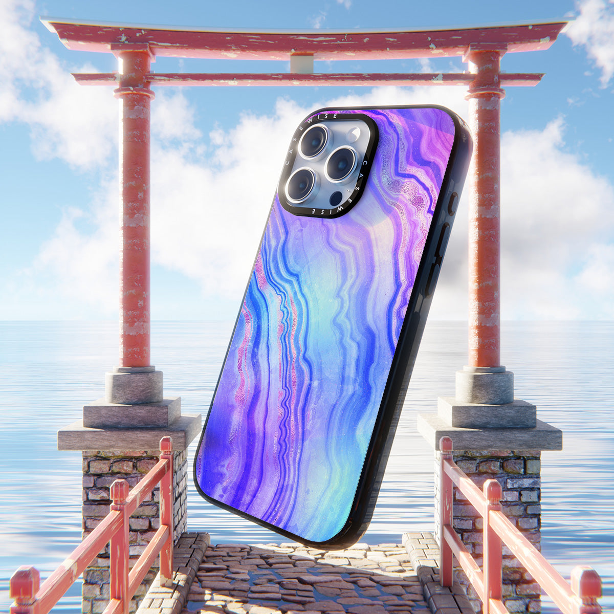 Neon Agate Texture 07 - Etui