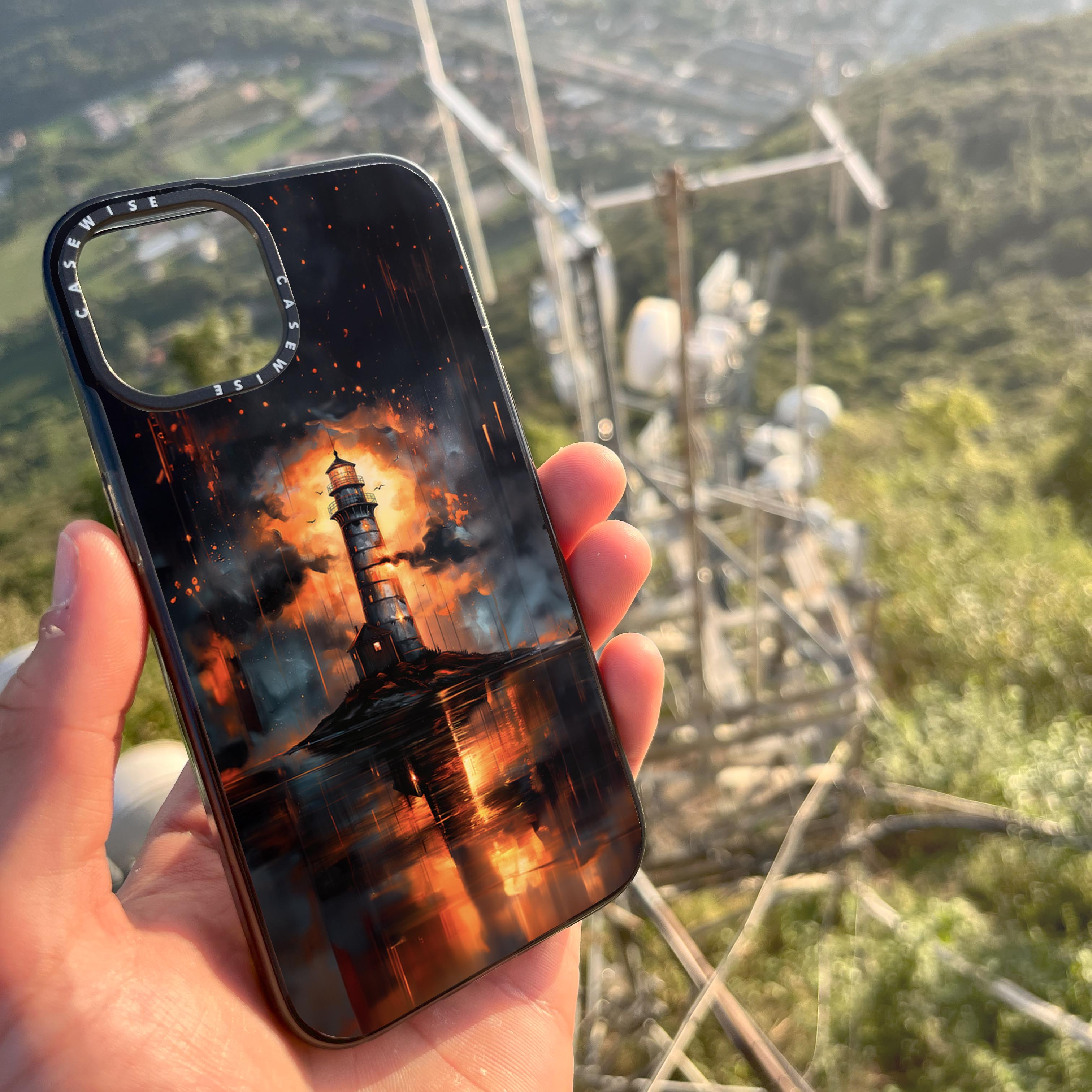 Lighthouse Orange Ocean - Etui