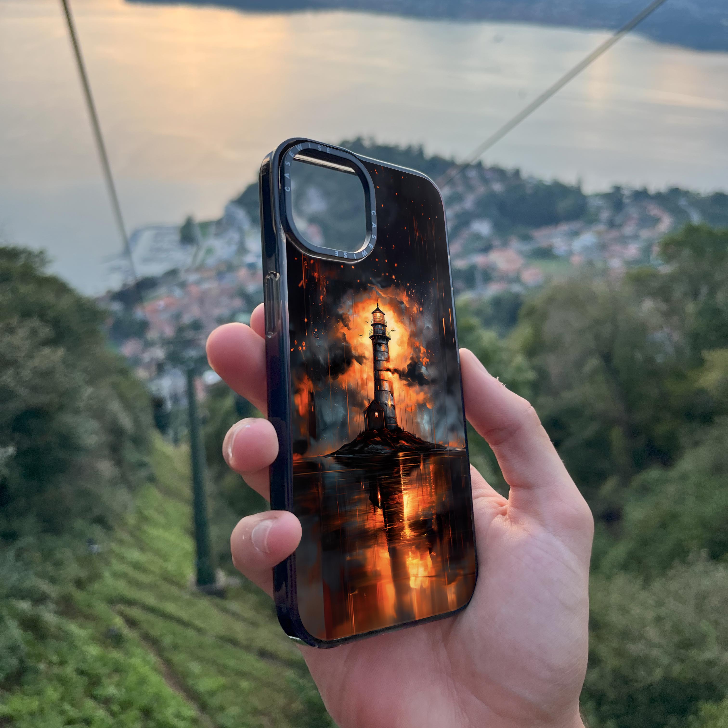 Lighthouse Orange Ocean - Etui