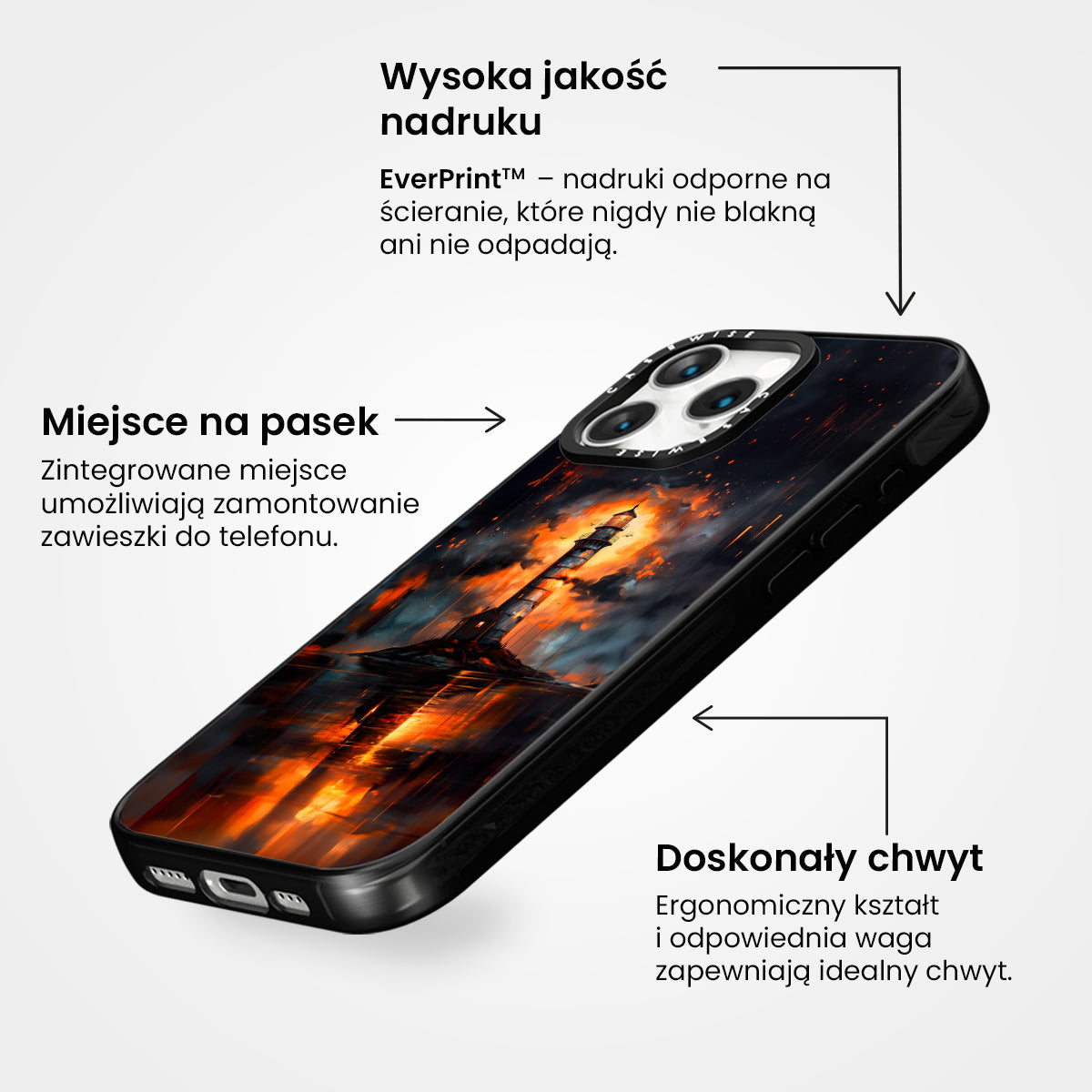 Lighthouse Orange Ocean - Etui