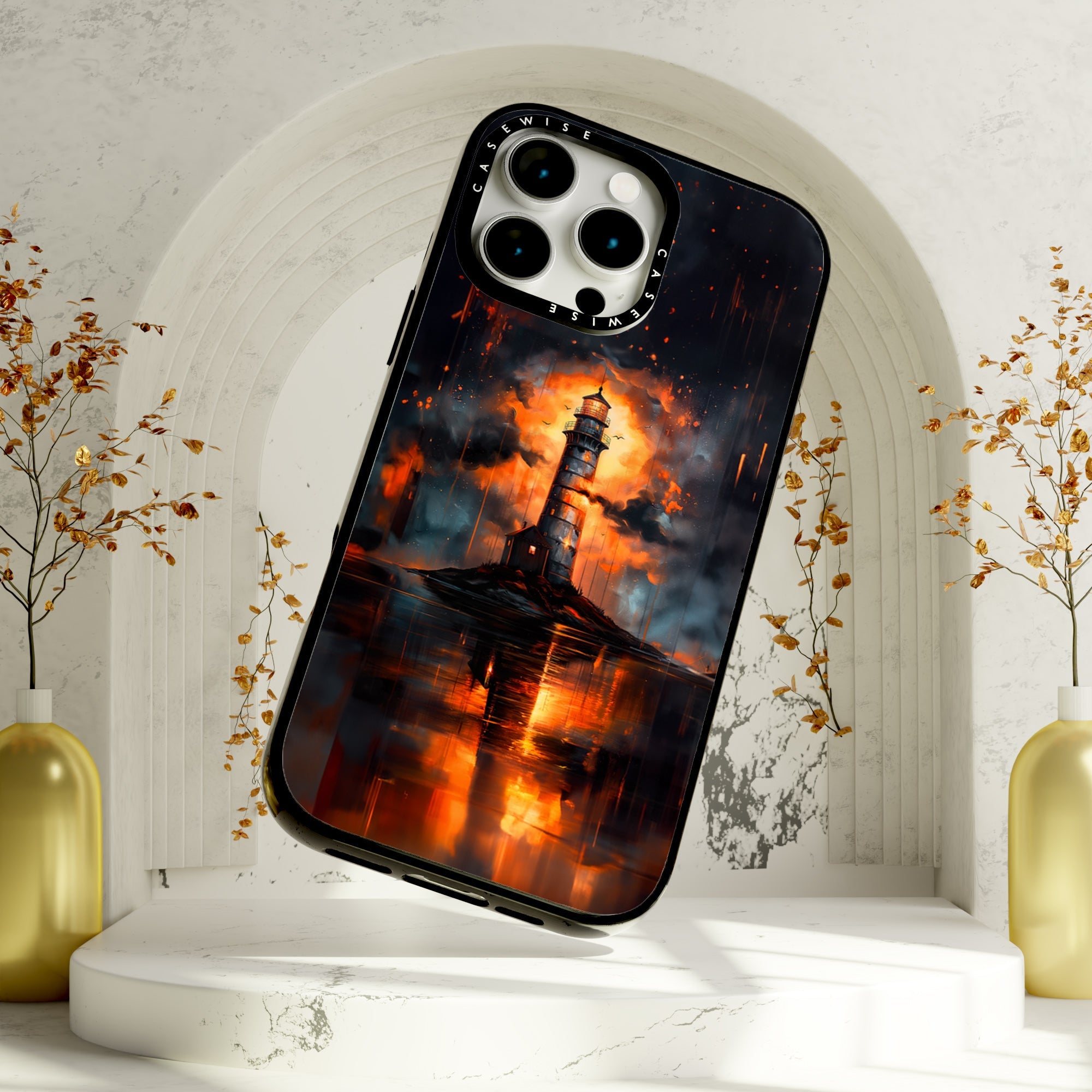 Lighthouse Orange Ocean - Etui