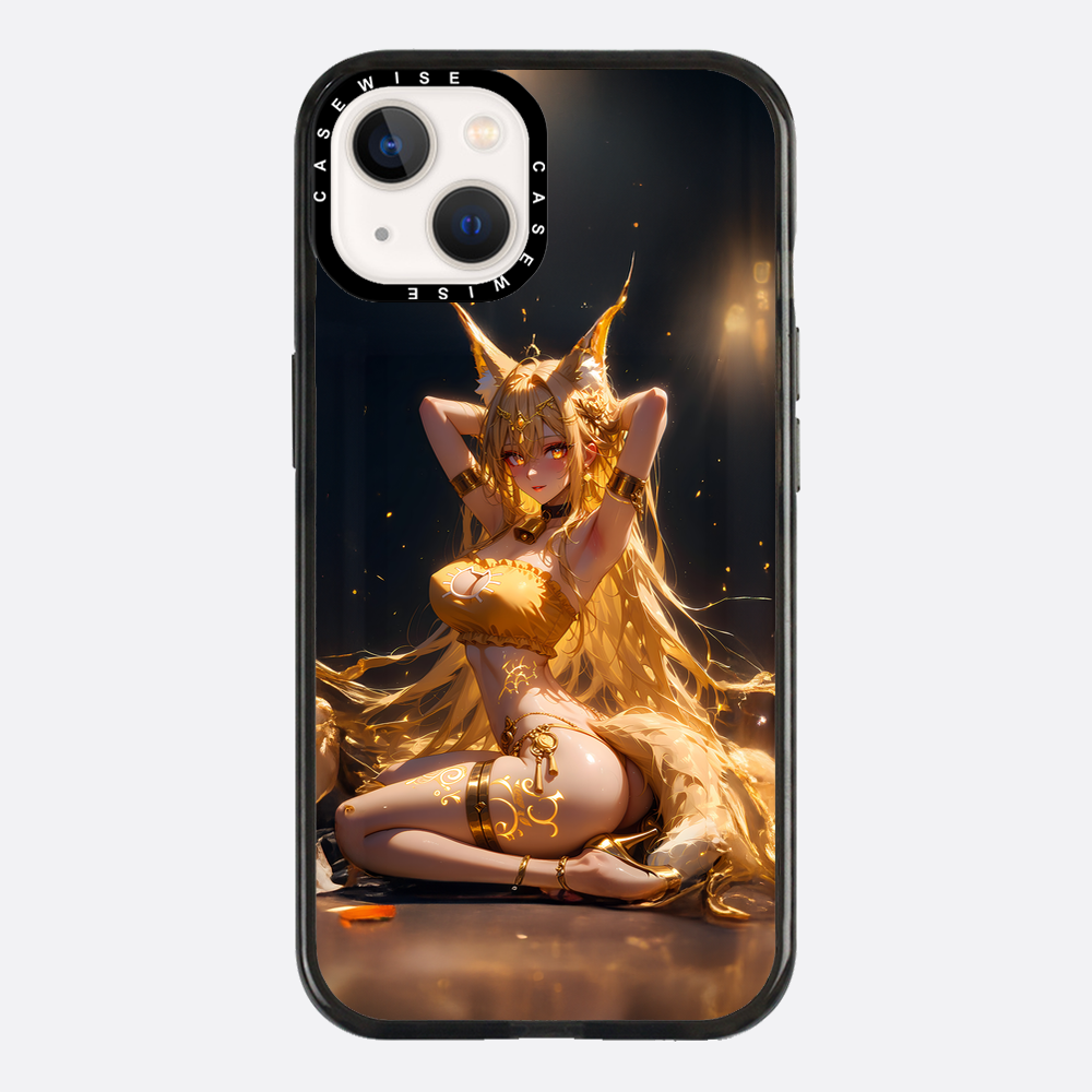 Sexy Fox Anime Girl on Floor - Etui