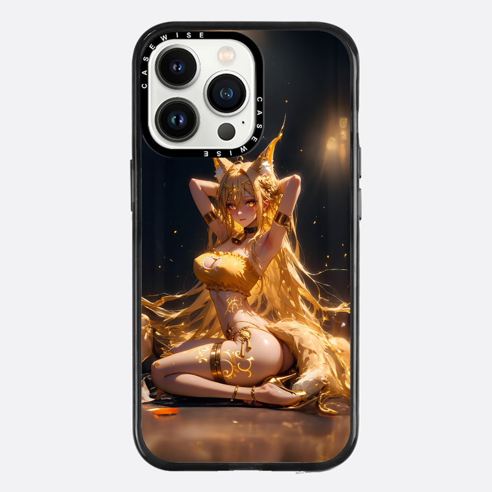 Sexy Fox Anime Girl on Floor - Etui