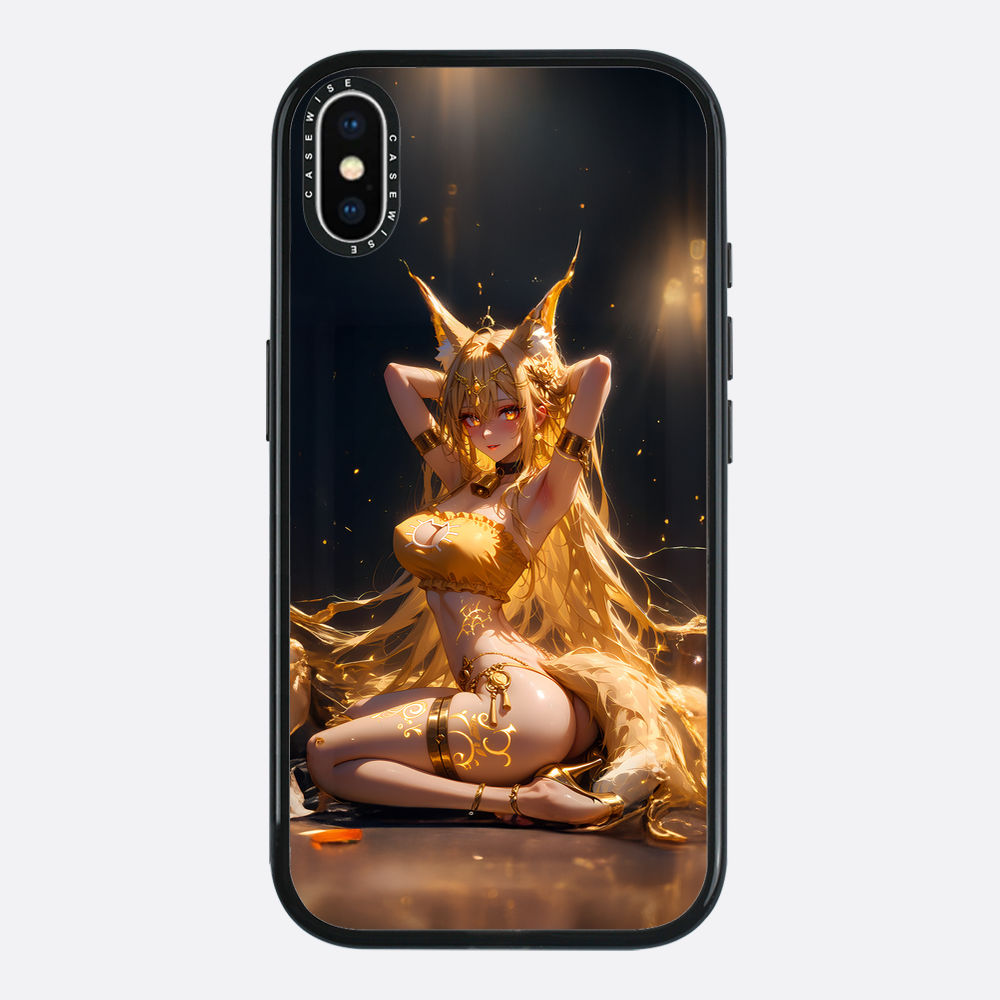 Sexy Fox Anime Girl on Floor - Etui