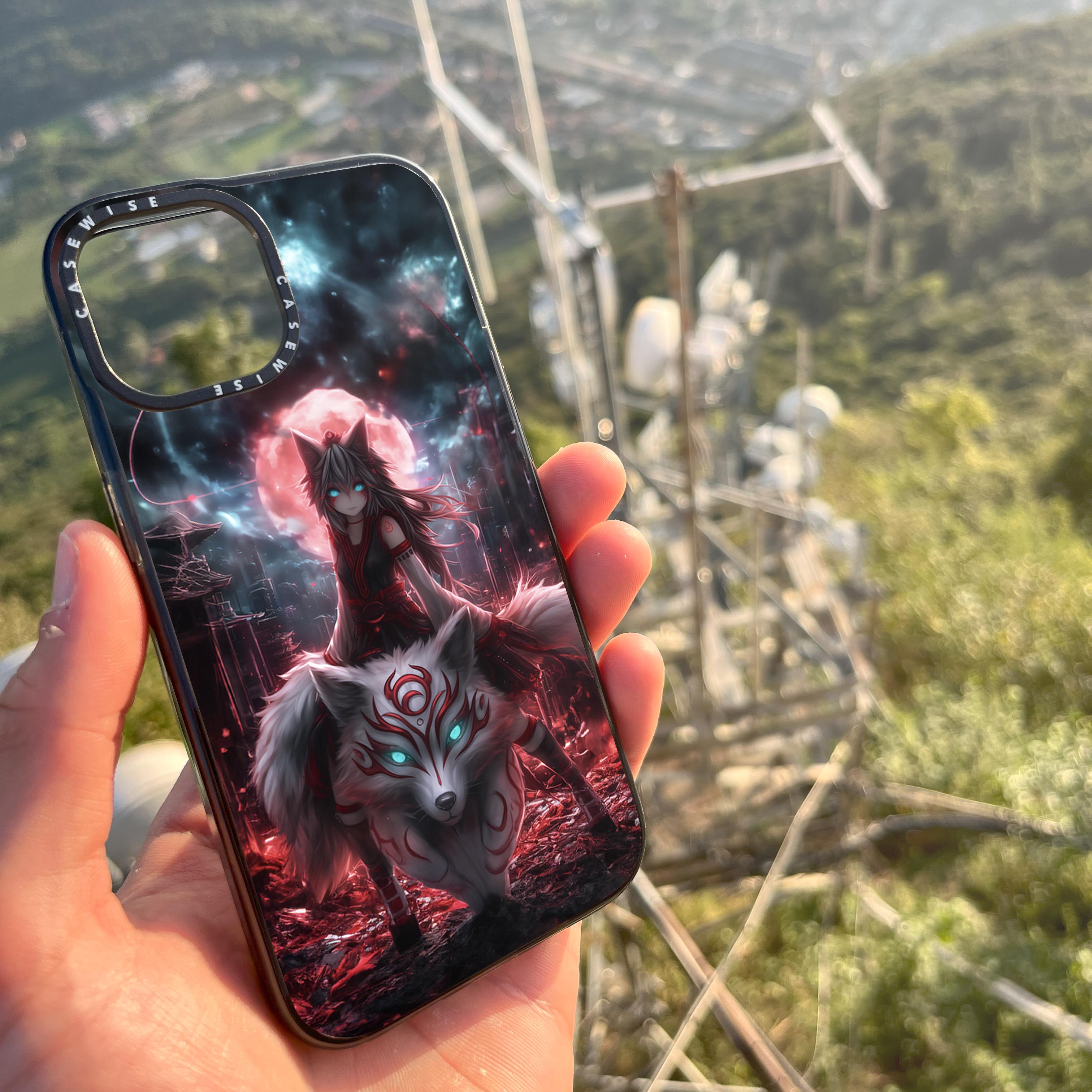 Riding Kitsune Girl - Etui