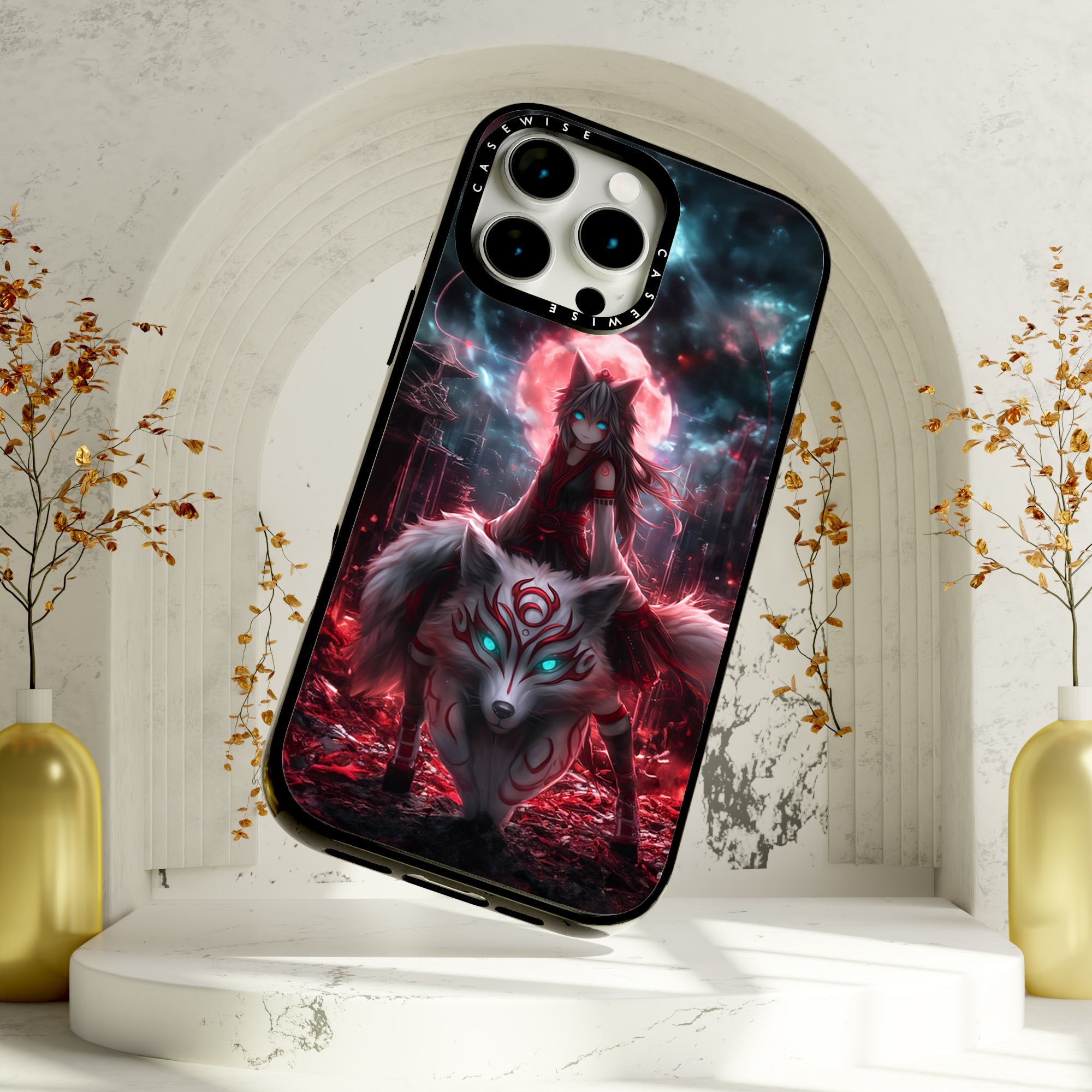 Riding Kitsune Girl - Etui