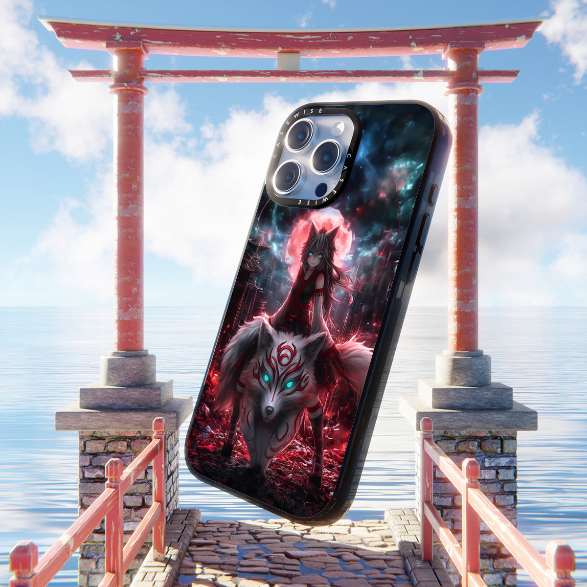 Riding Kitsune Girl - Etui