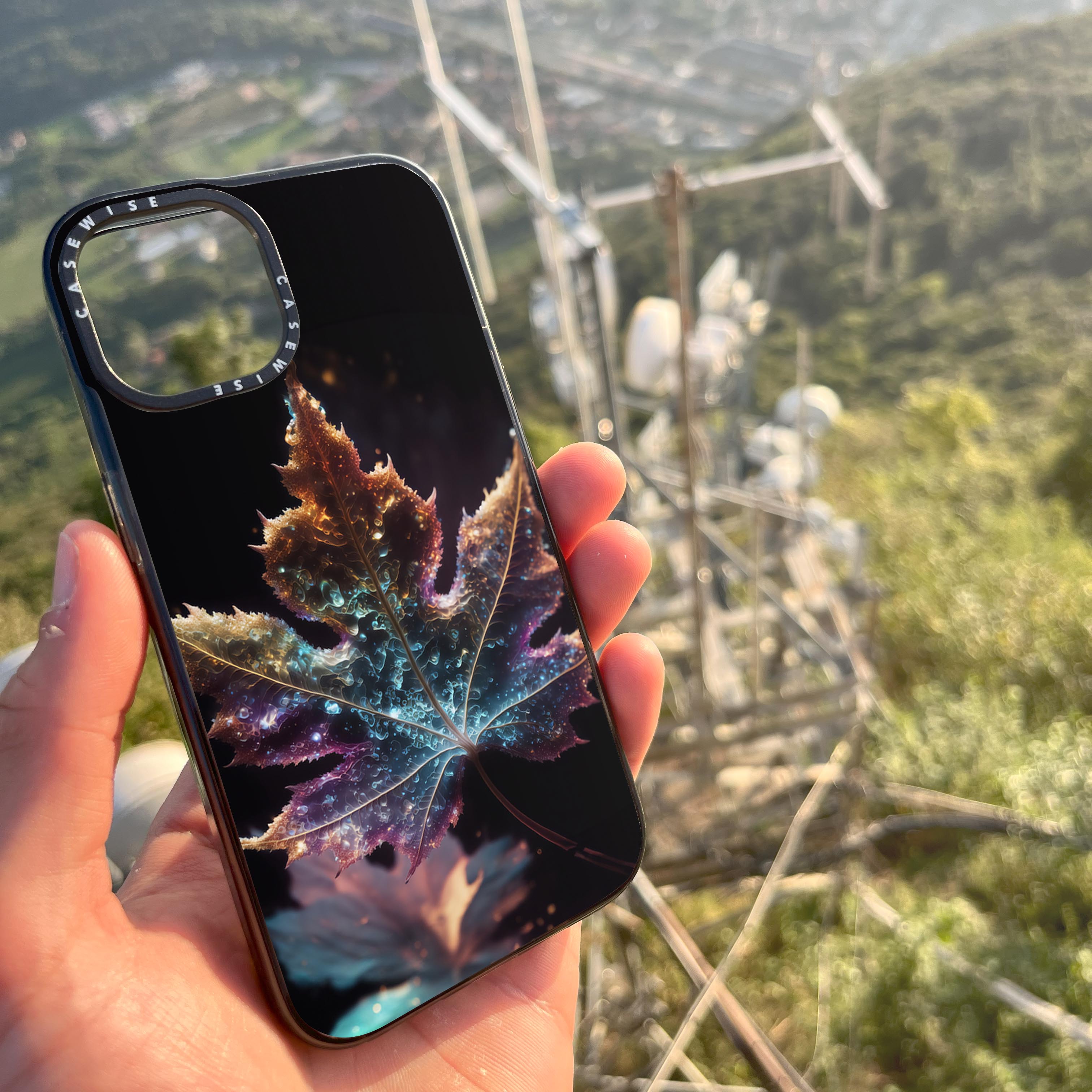 Cosmic Garden Leaf - Etui
