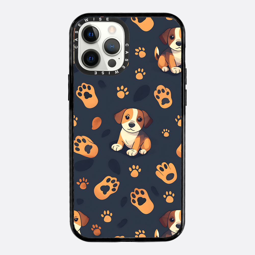 Dog Paw Pattern - Etui