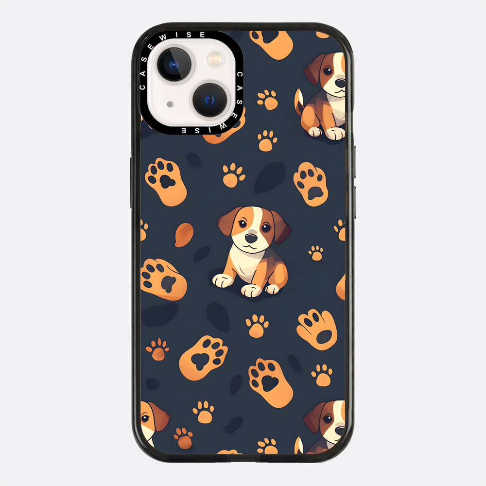 Dog Paw Pattern - Etui