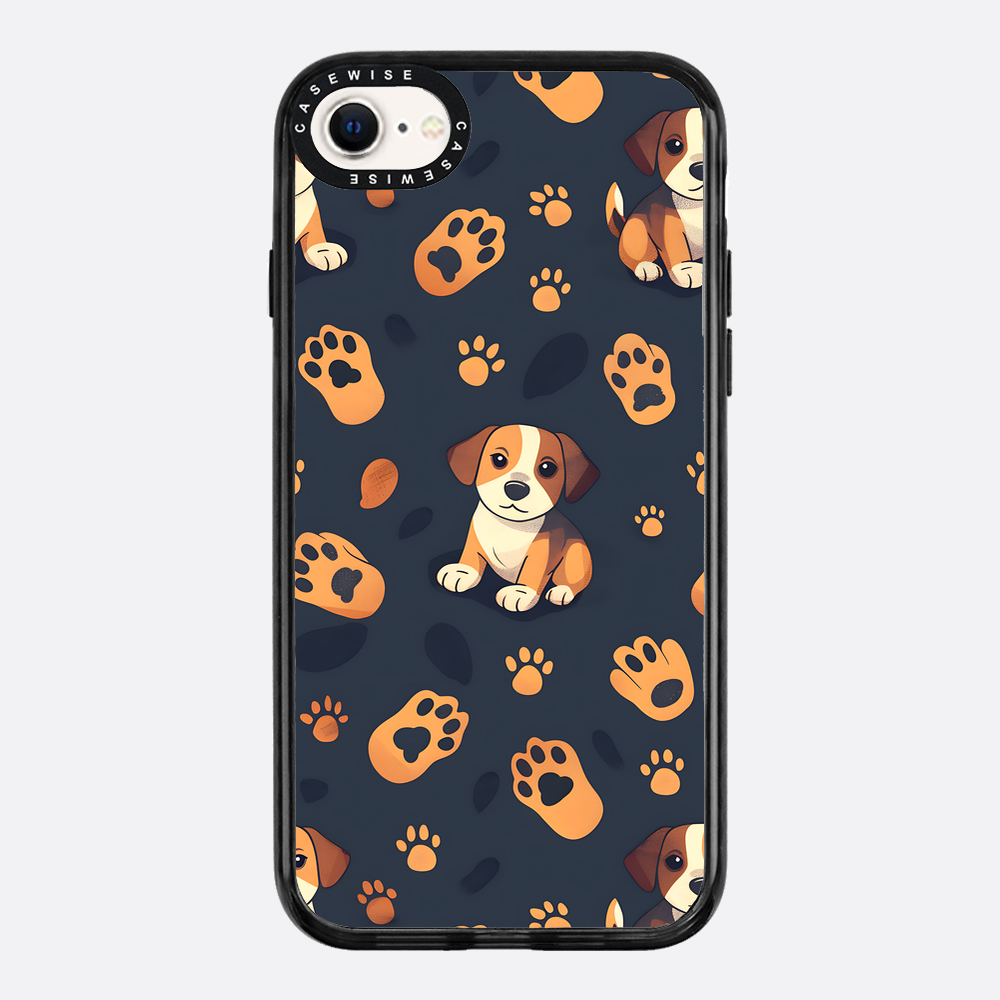 Dog Paw Pattern - Etui