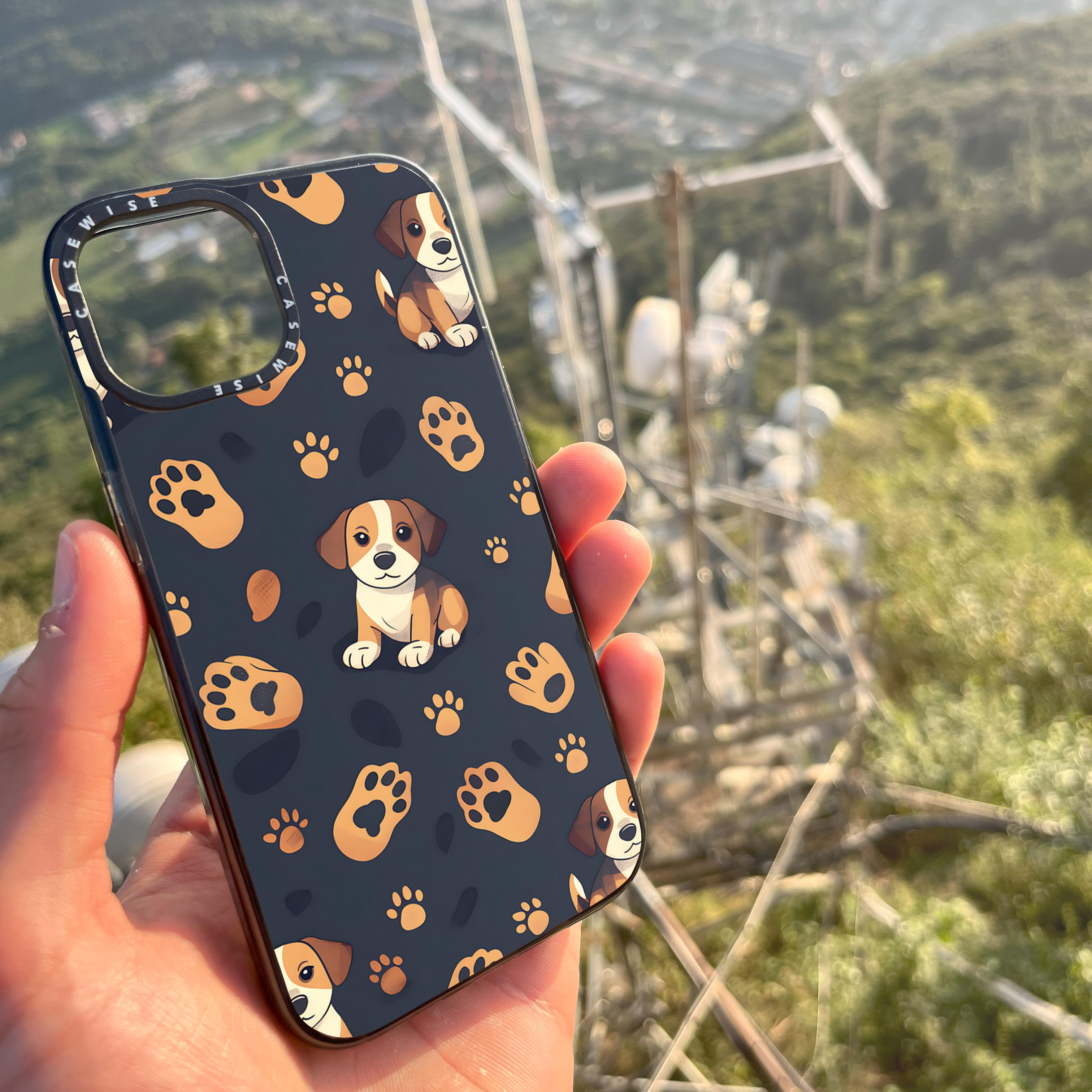 Dog Paw Pattern - Etui