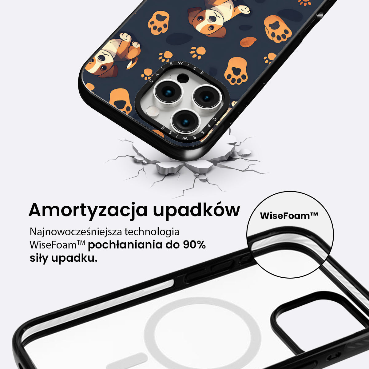 Dog Paw Pattern - Etui