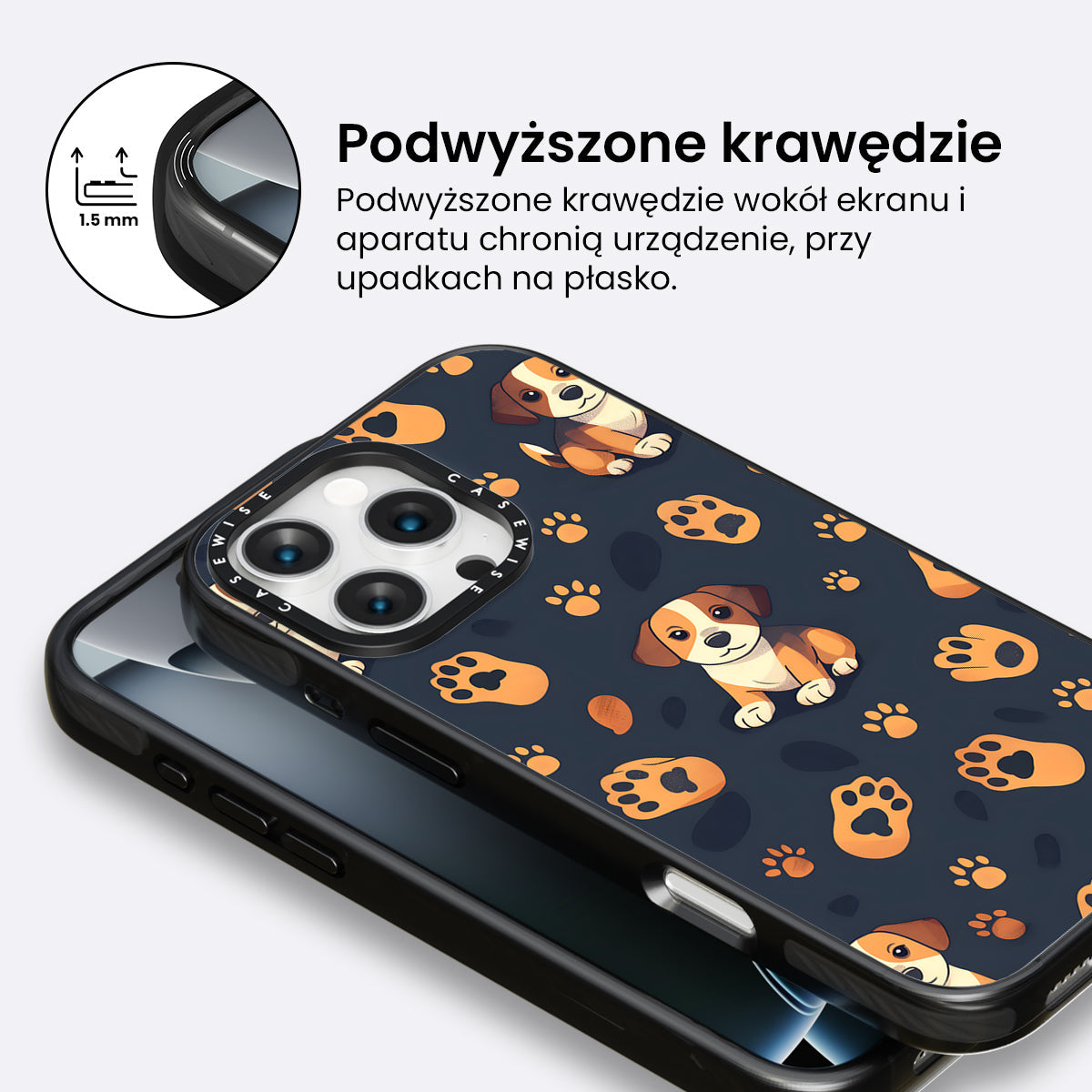 Dog Paw Pattern - Etui