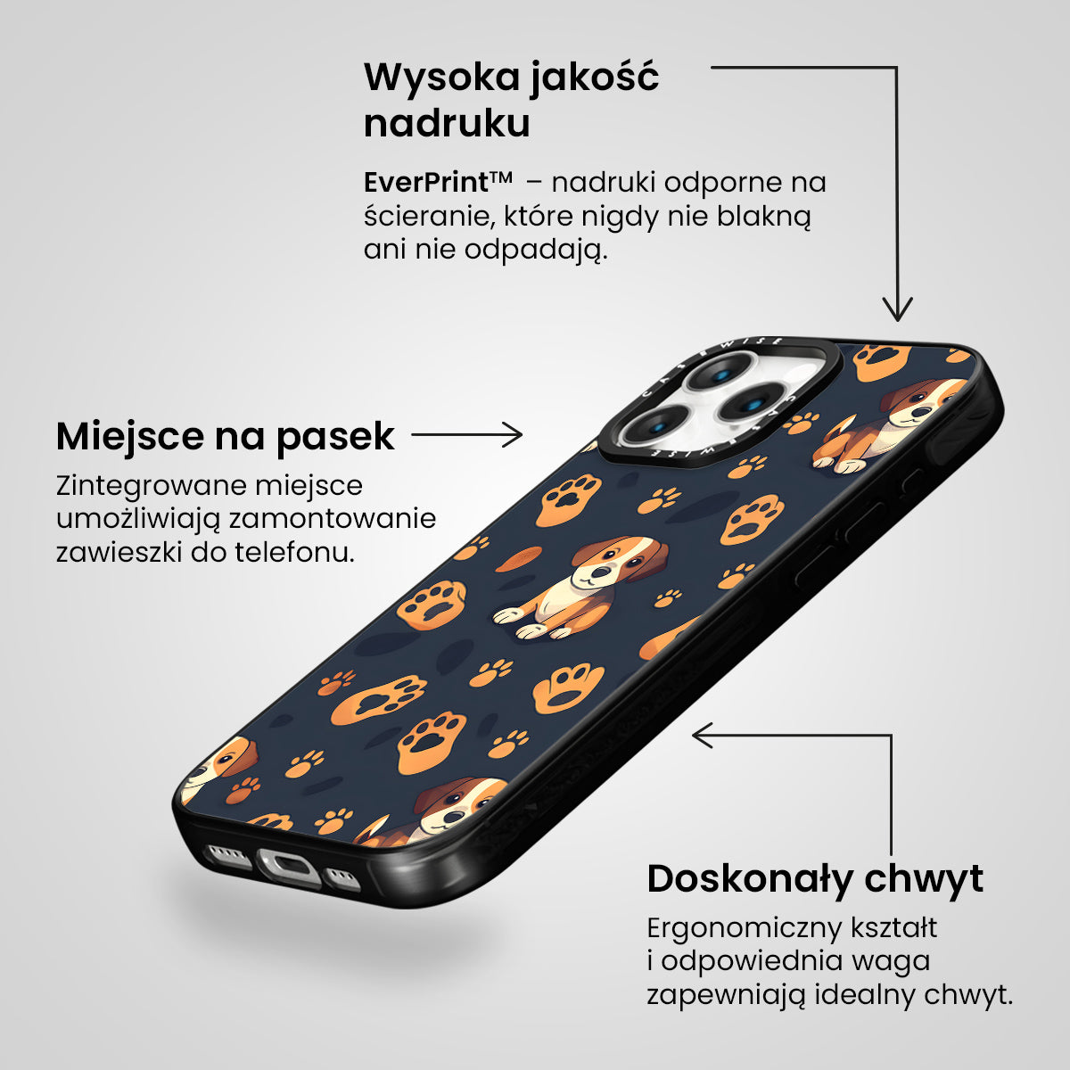 Dog Paw Pattern - Etui