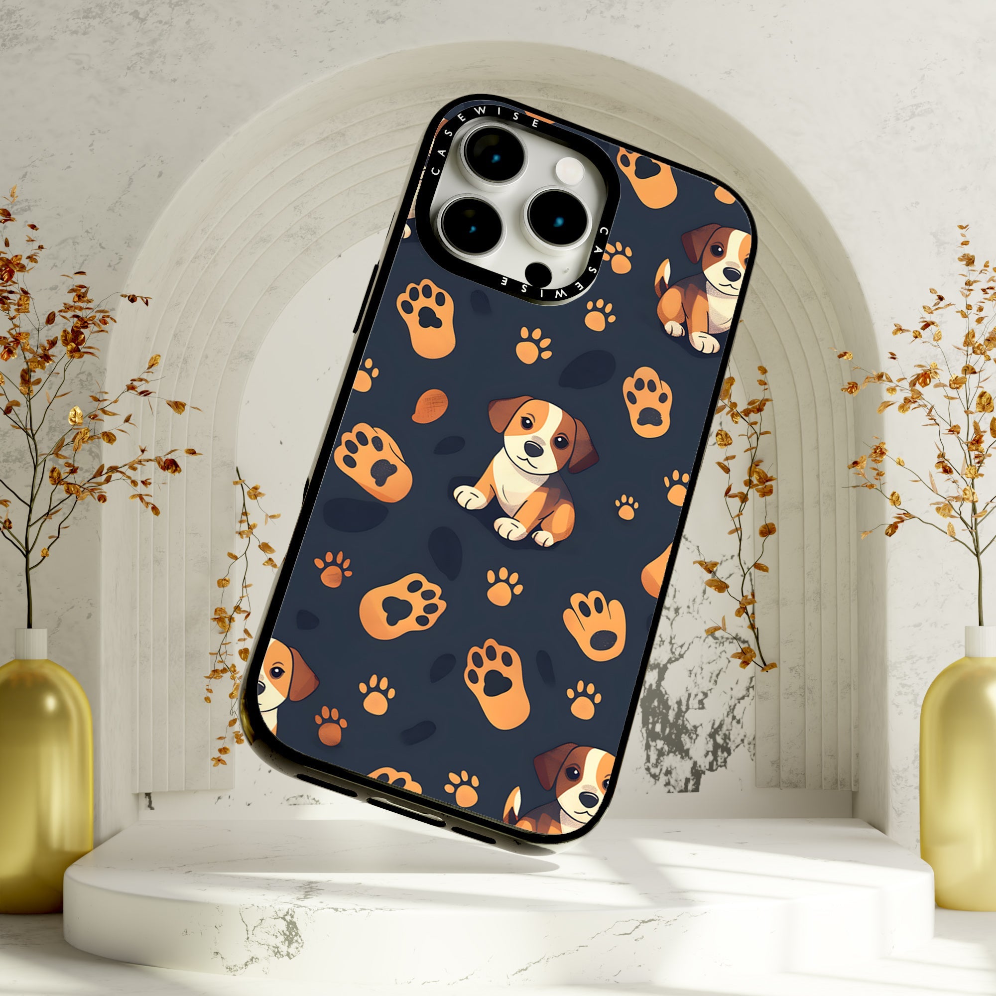 Dog Paw Pattern - Etui