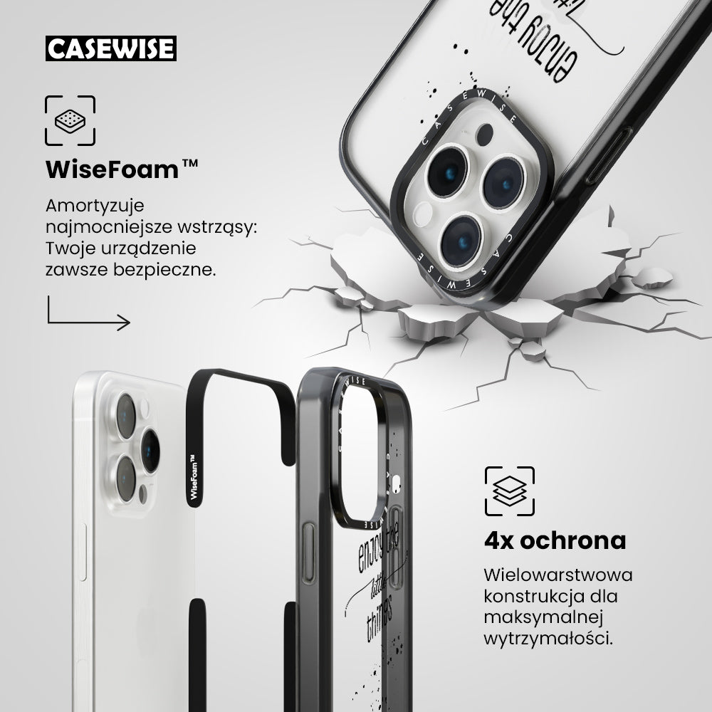 TEXT ART Enjoy the little things - Etui