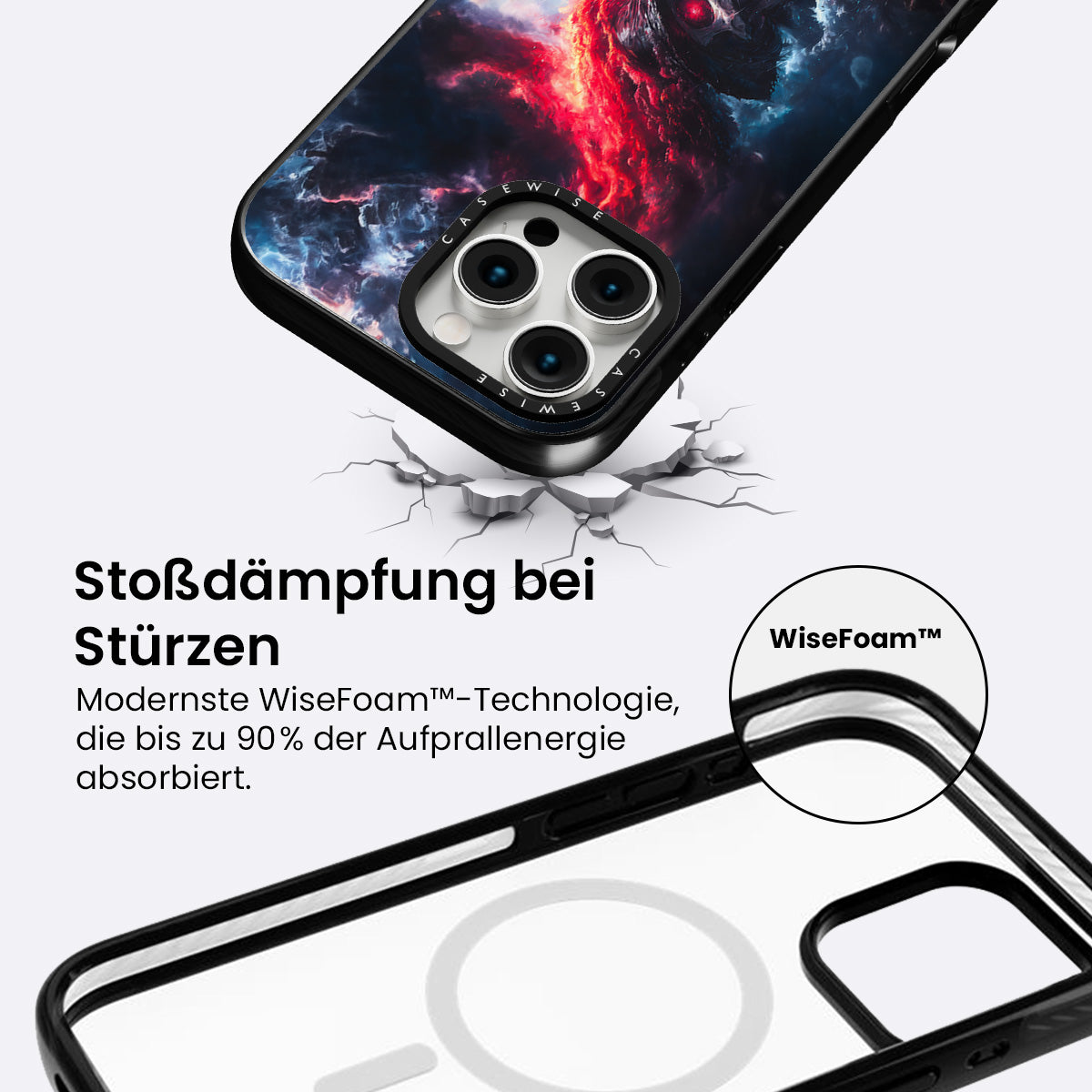 Czaszka kowboja natura - Etui