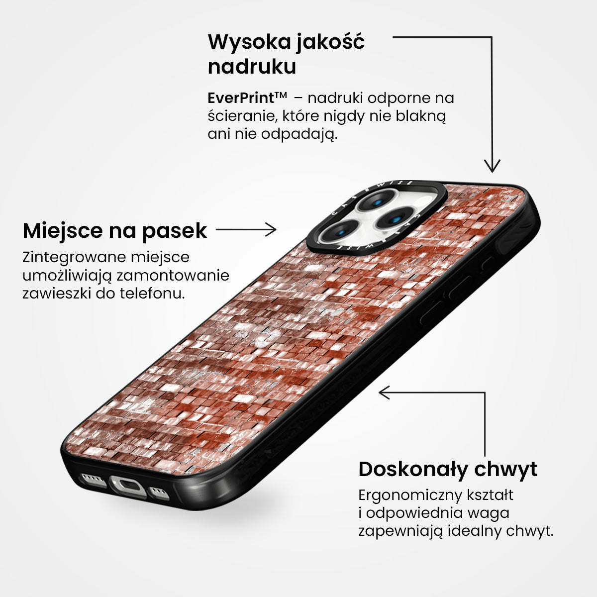 Ceglana ściana - Etui