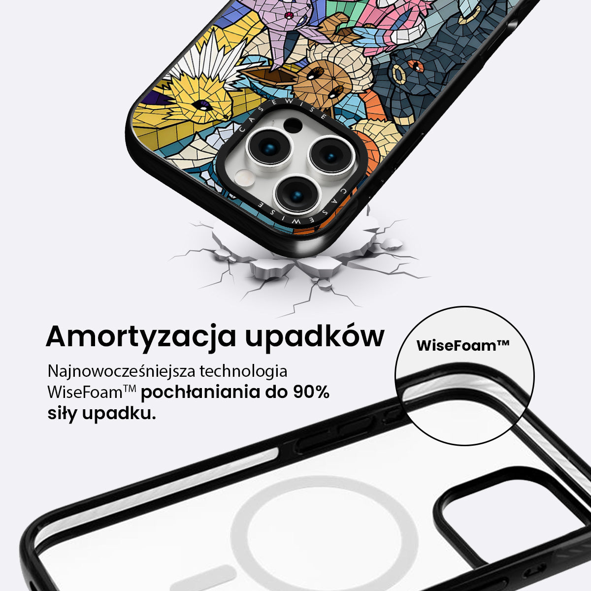 Eevee & Evolucje Mozaika - Etui