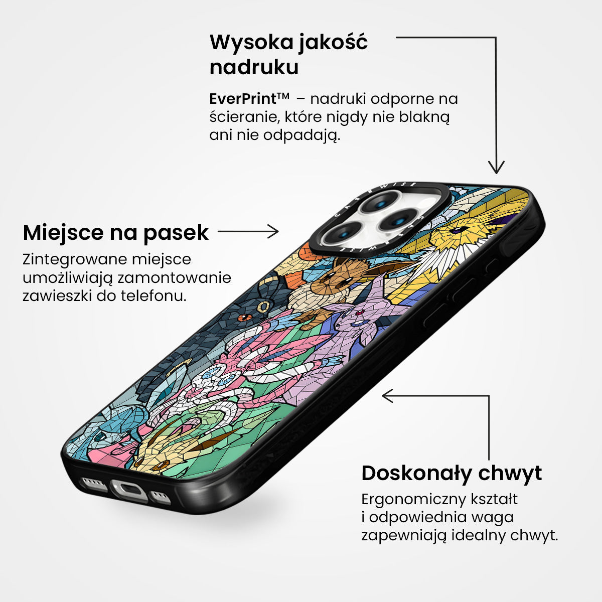 Eevee & Evolucje Mozaika - Etui