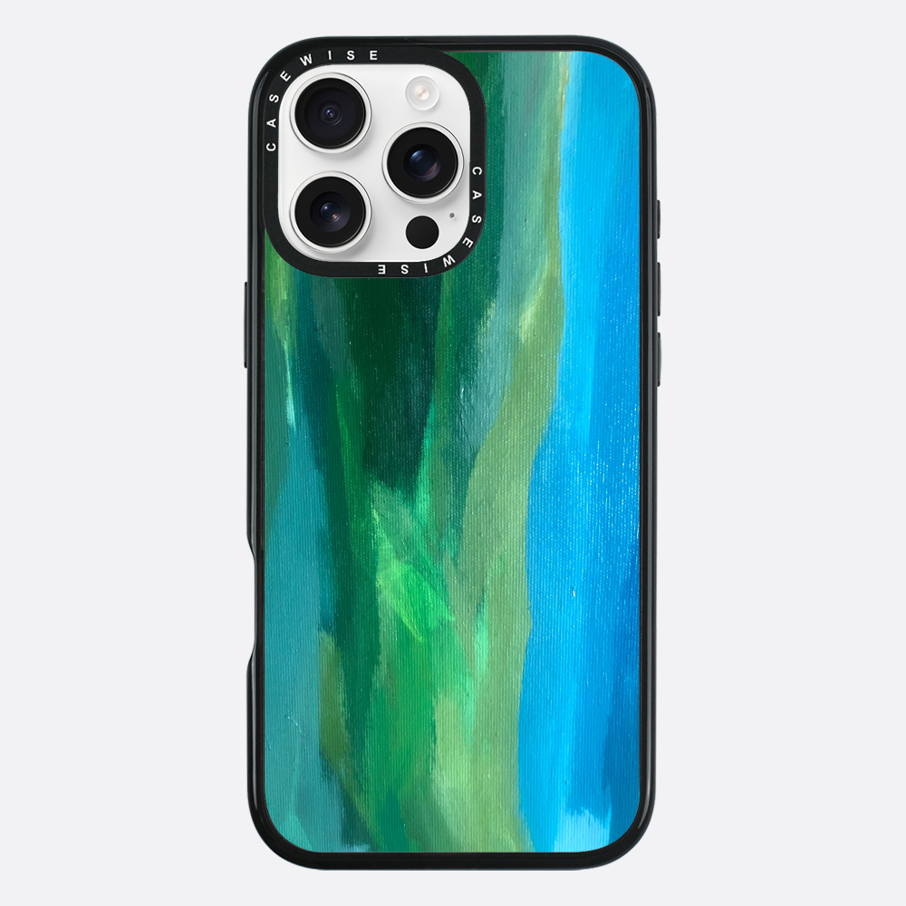 Zieleń z niebieskim - Etui