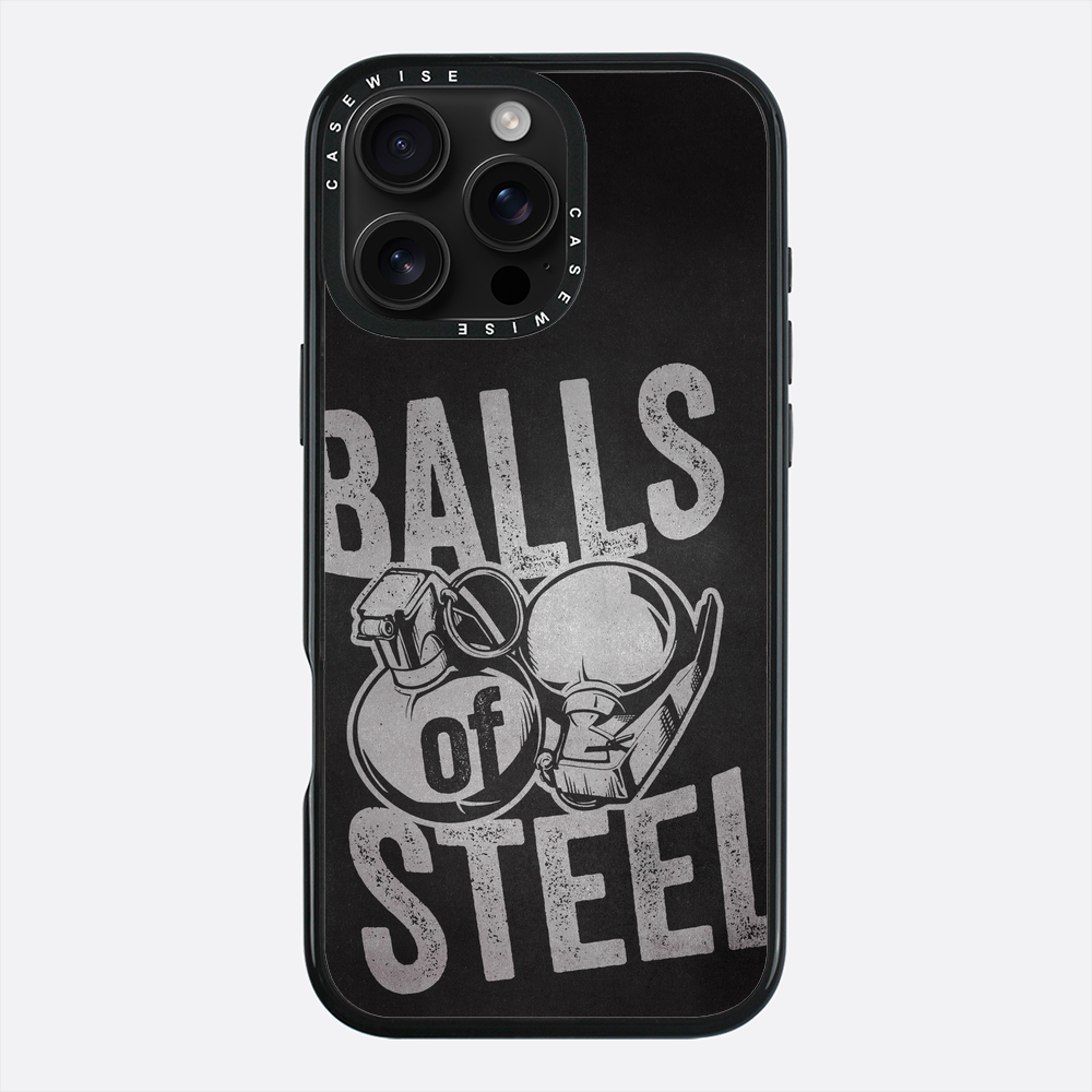 Zabawny gag wojskowych jaj ze stali - Etui