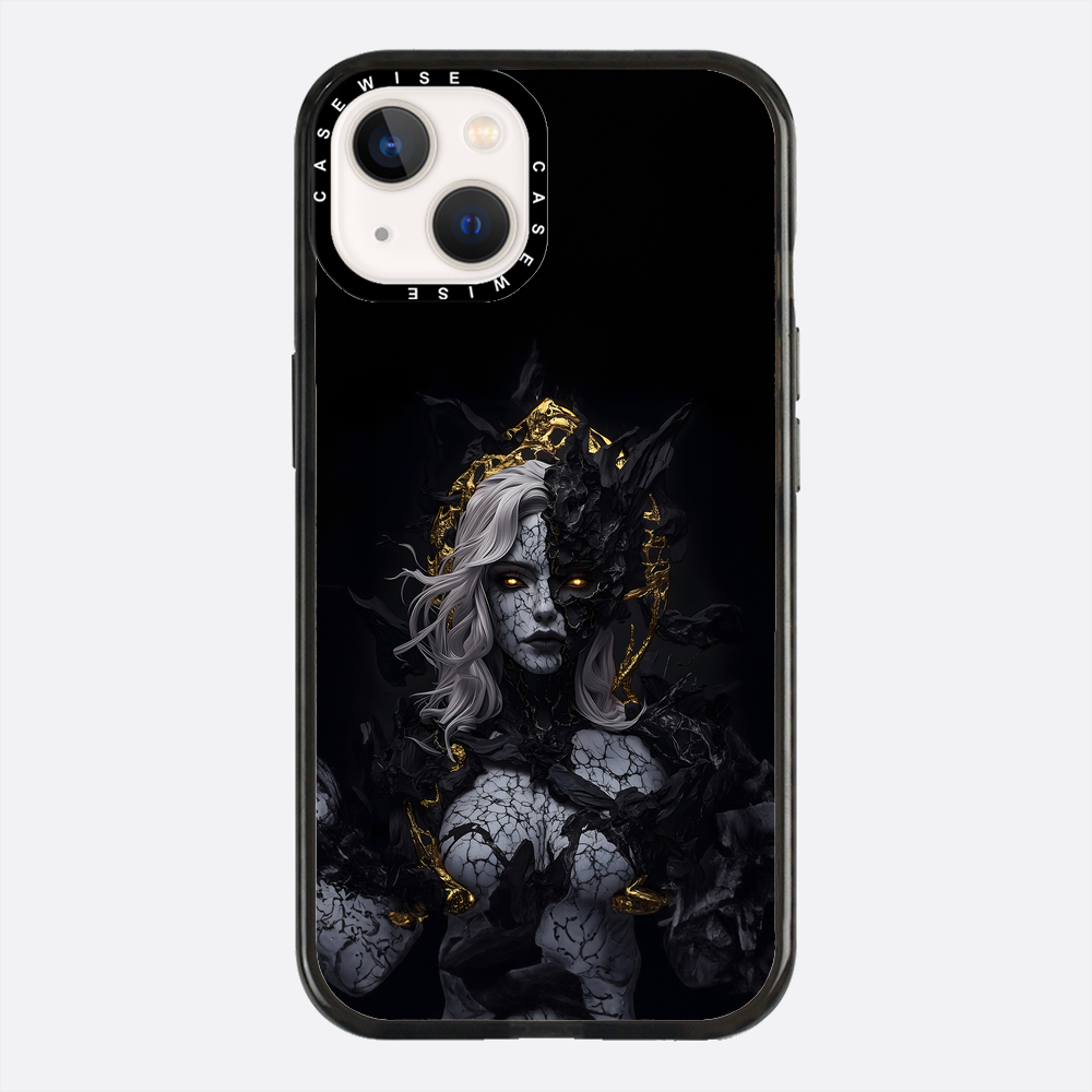 Dziewczyna z gotyckiego czarnego marmuru - Etui