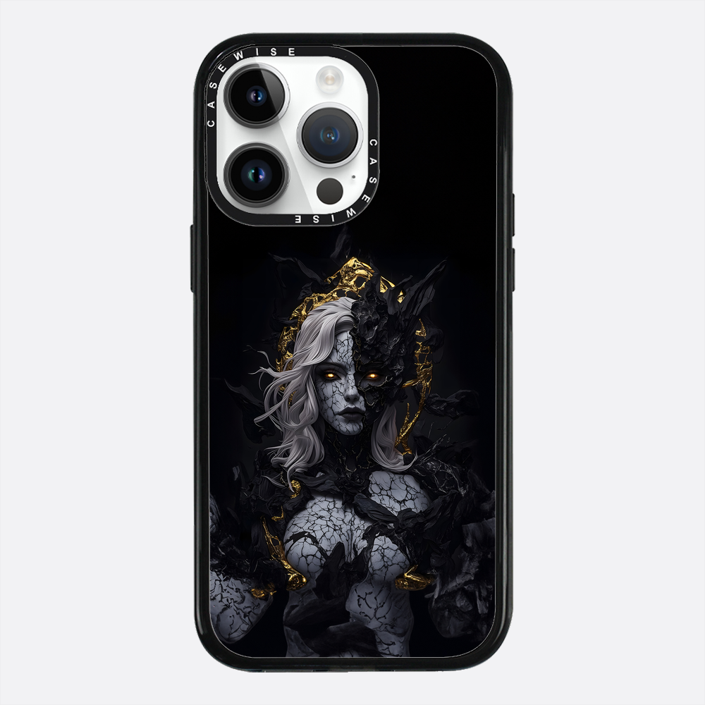 Dziewczyna z gotyckiego czarnego marmuru - Etui