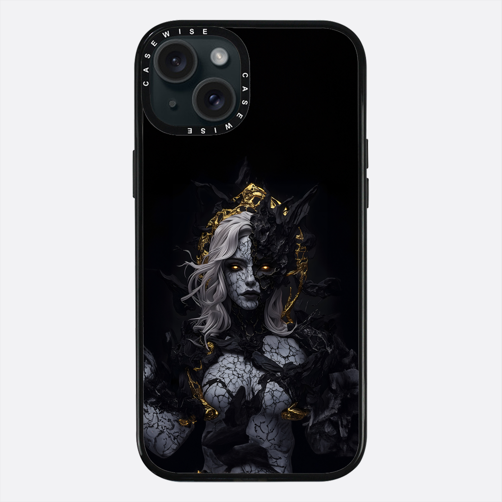 Dziewczyna z gotyckiego czarnego marmuru - Etui