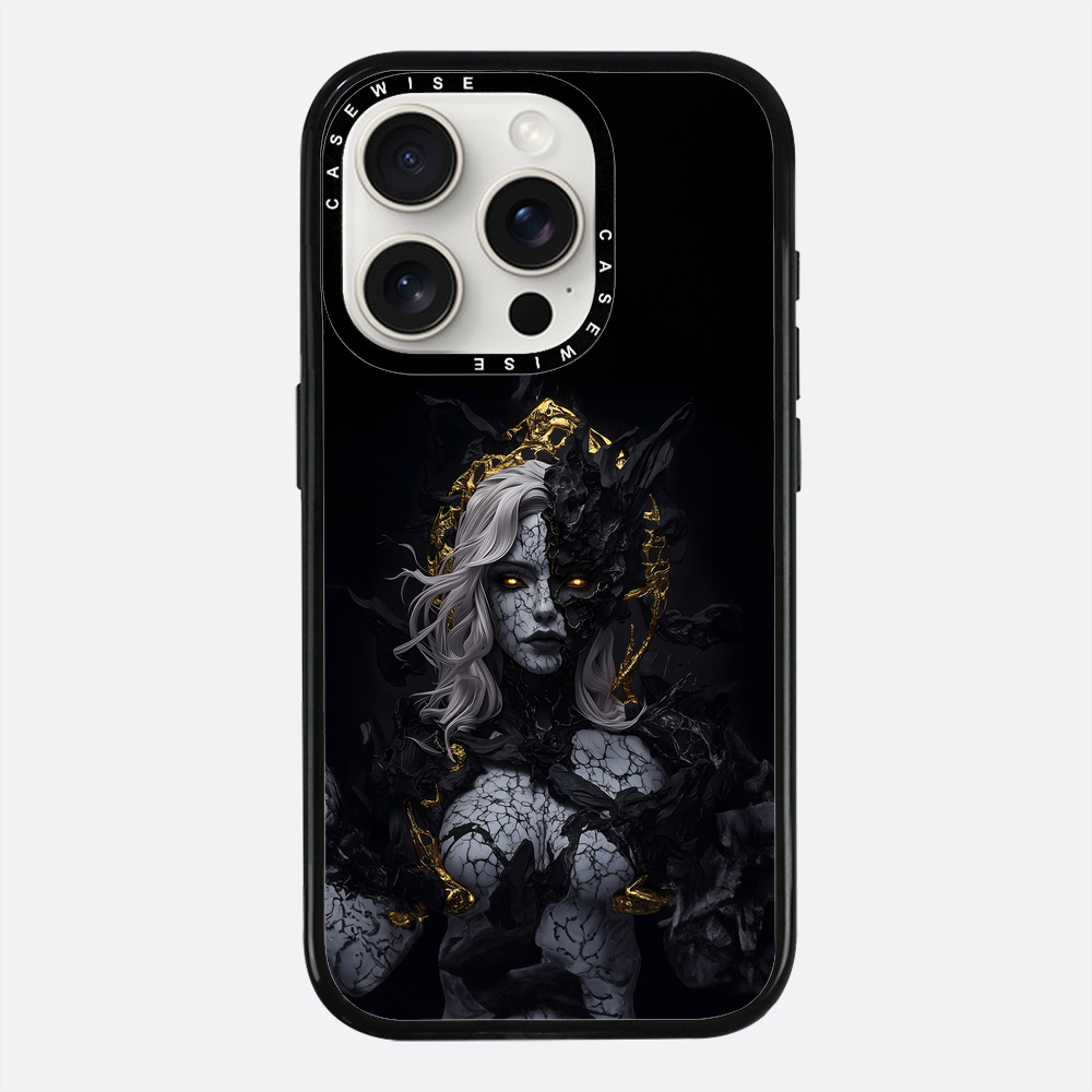 Dziewczyna z gotyckiego czarnego marmuru - Etui