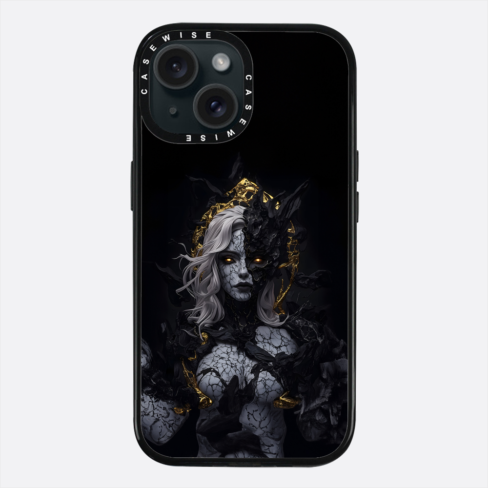 Dziewczyna z gotyckiego czarnego marmuru - Etui