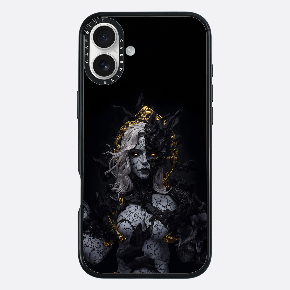 Dziewczyna z gotyckiego czarnego marmuru - Etui